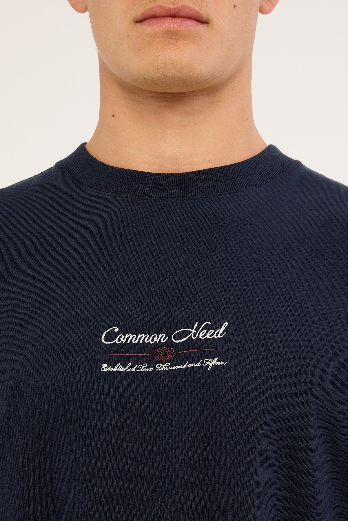 Common Need Format Heavyweight Easy Tee Navy - Image 4