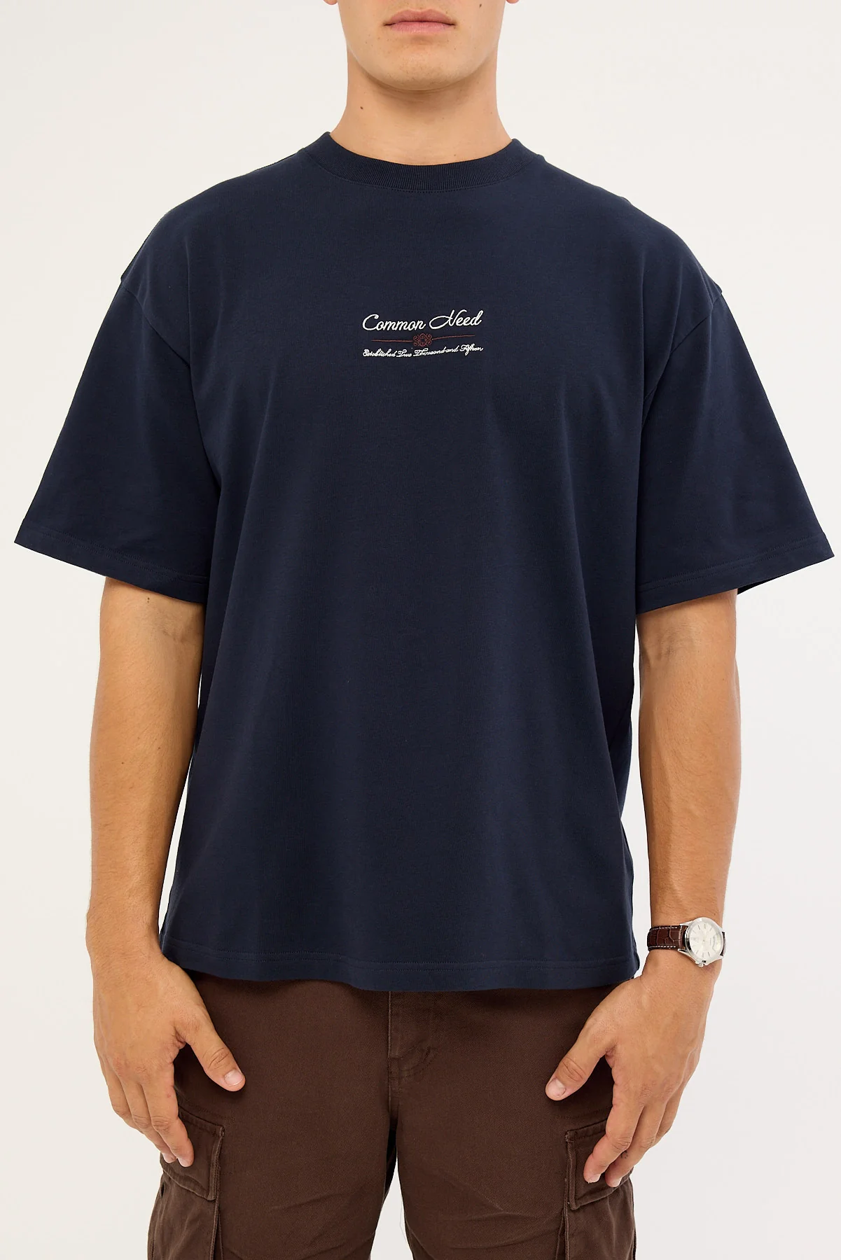 Common Need Format Heavyweight Easy Tee Navy - Image 7