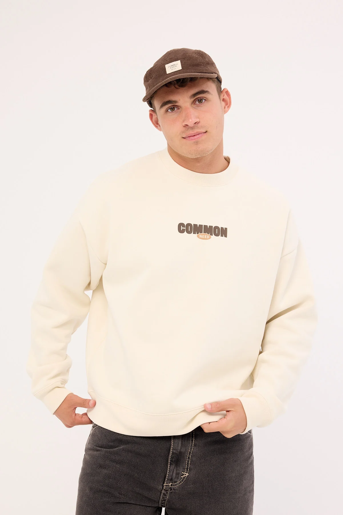 Common Need Gallery Crew Sweater Off White - Image 3