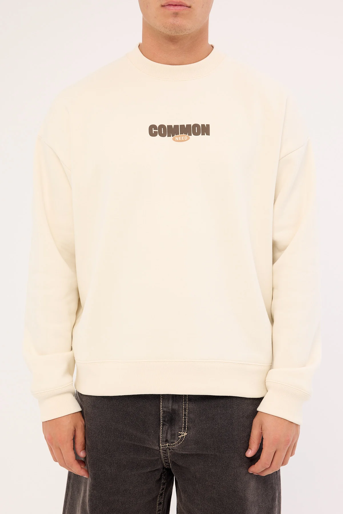 Common Need Gallery Crew Sweater Off White - Image 7