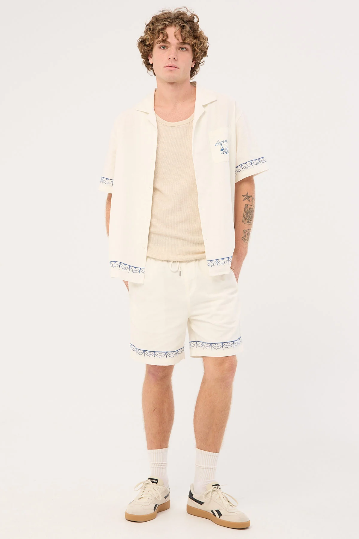 Common Need Gnocchi Resort Shirt White - Image 3