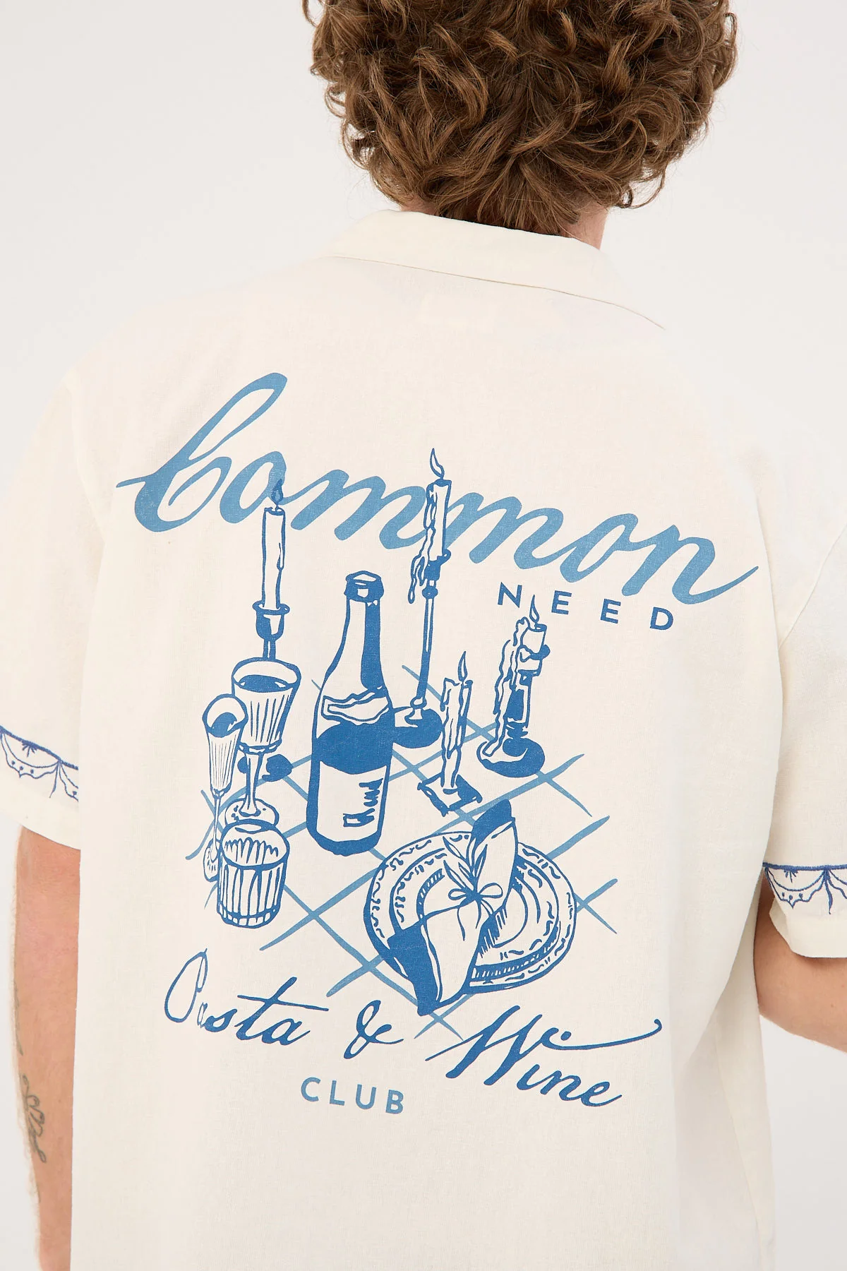 Common Need Gnocchi Resort Shirt White - Image 7