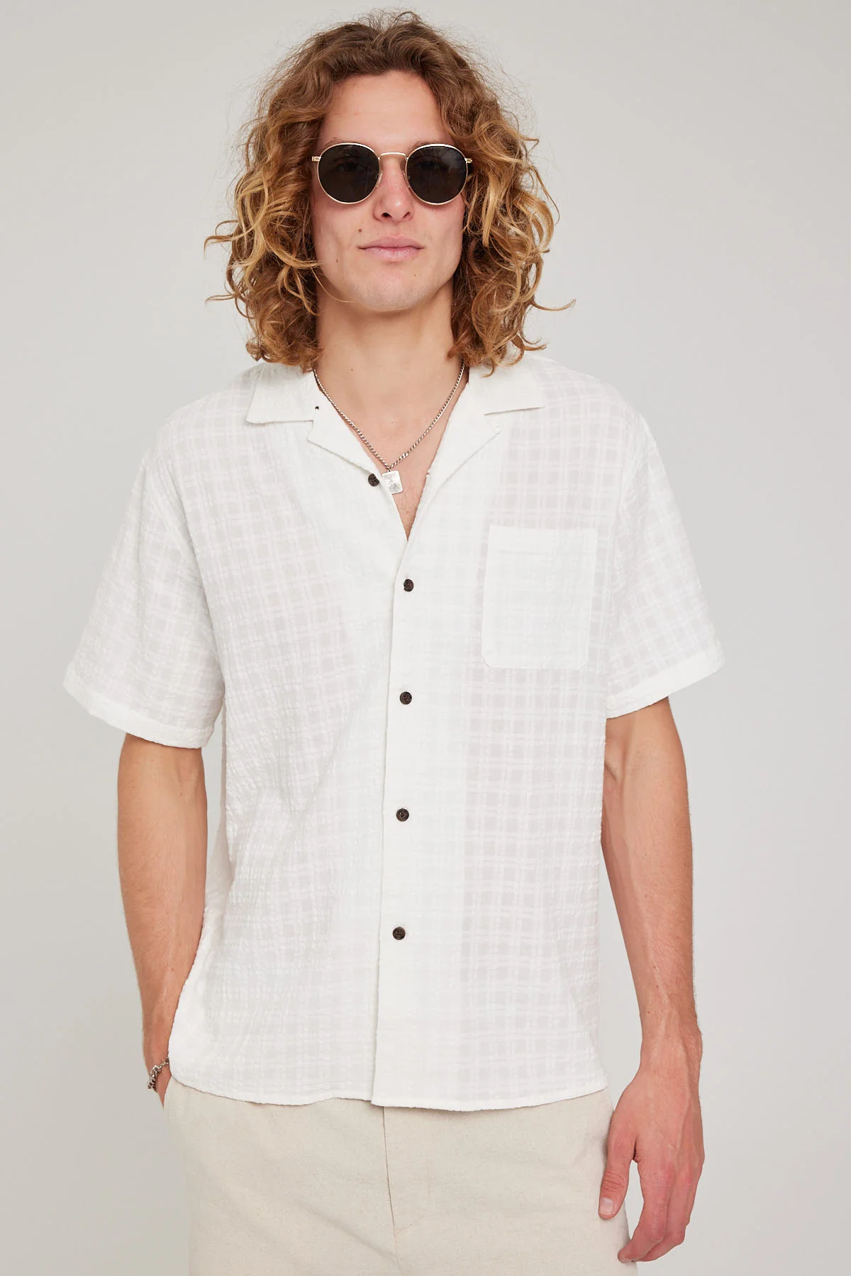 Common Need Granada Resort Shirt White