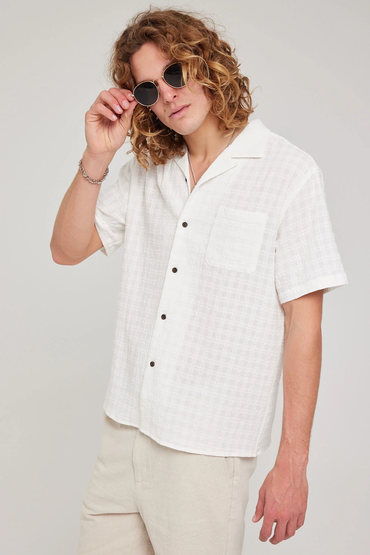 Common Need Granada Resort Shirt White - Image 3