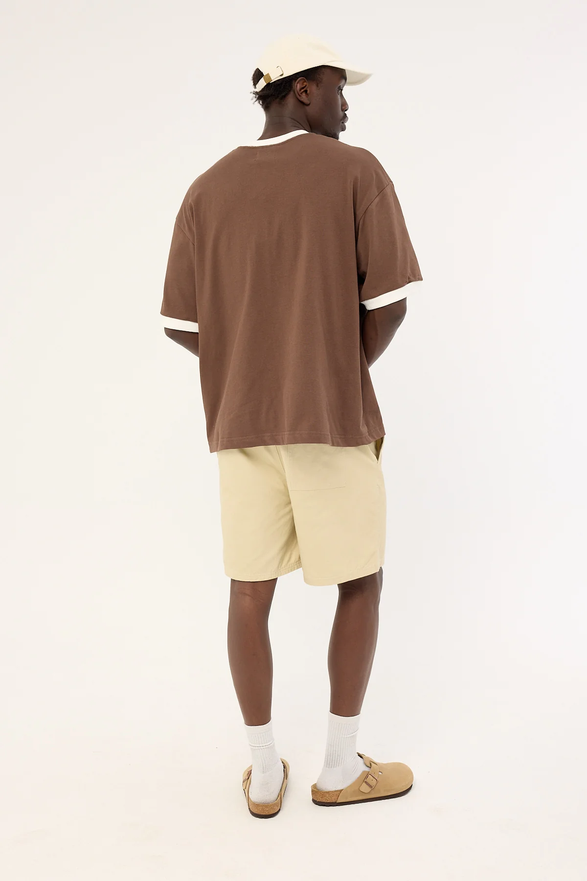 Common Need Habitat Elastic Waist Short Washed Off White - Image 5