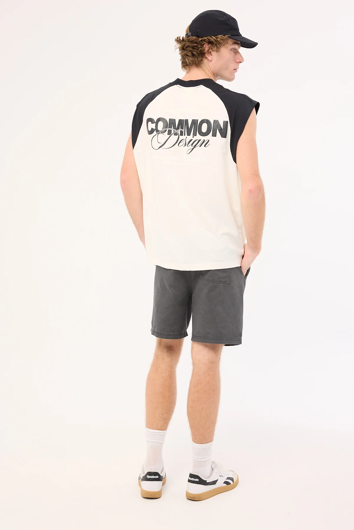 Common Need Habitat Elastic Waist Short Washed Steel - Image 5