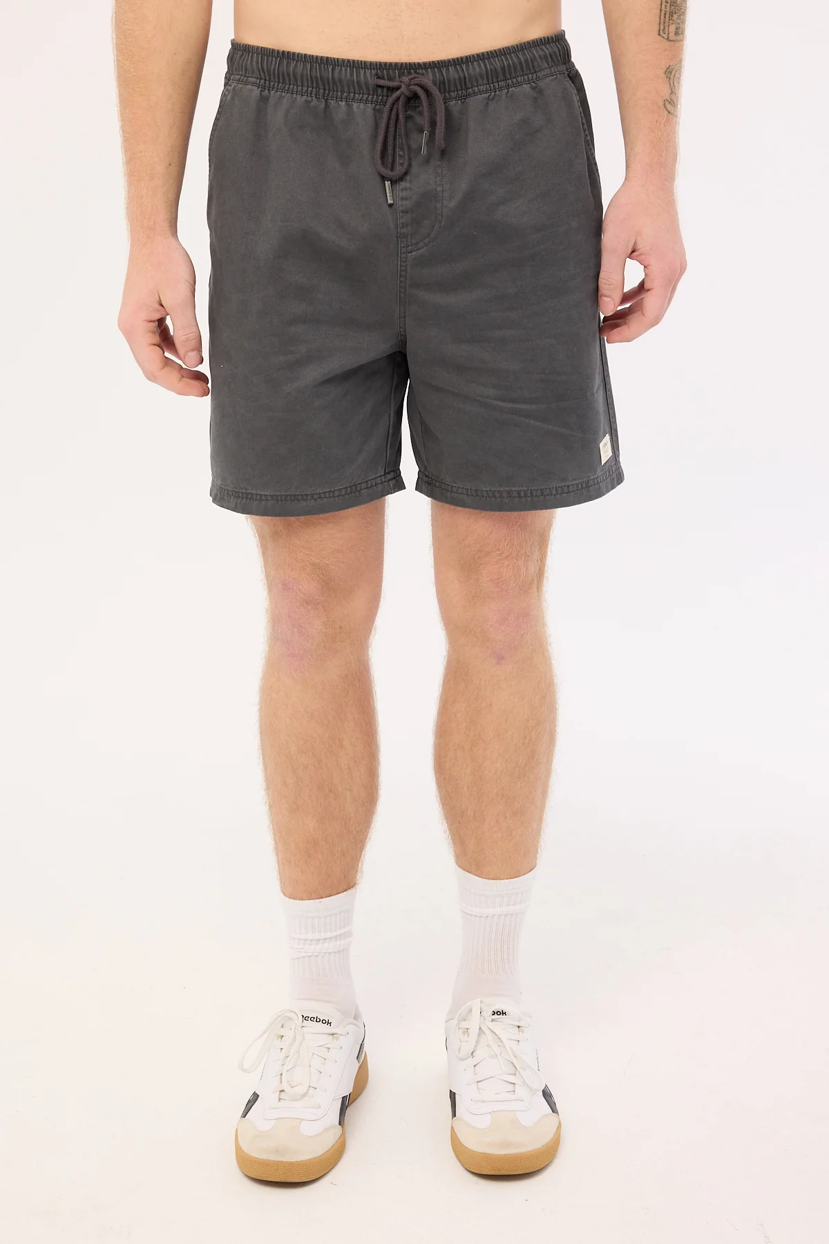 Common Need Habitat Elastic Waist Short Washed Steel - Image 7