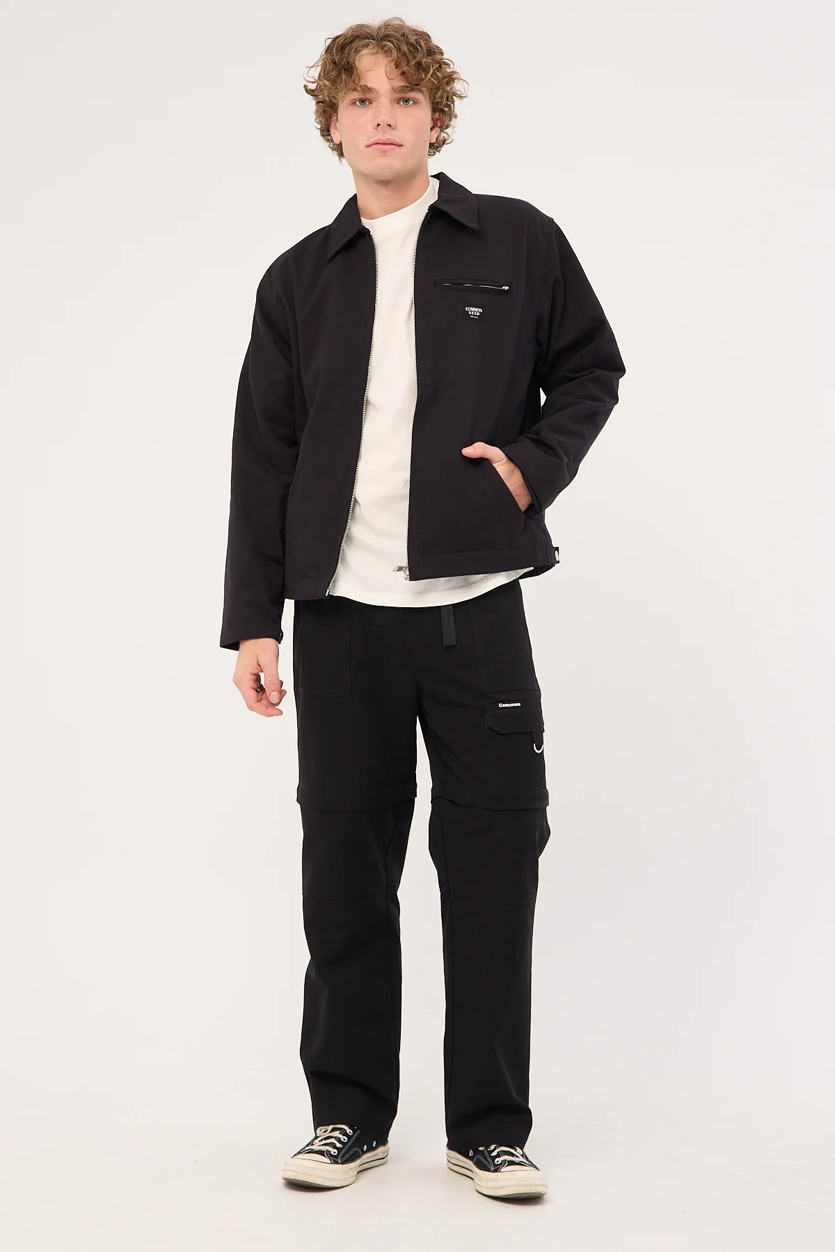 Common Need Harbor Cargo Zip Off Pant Black