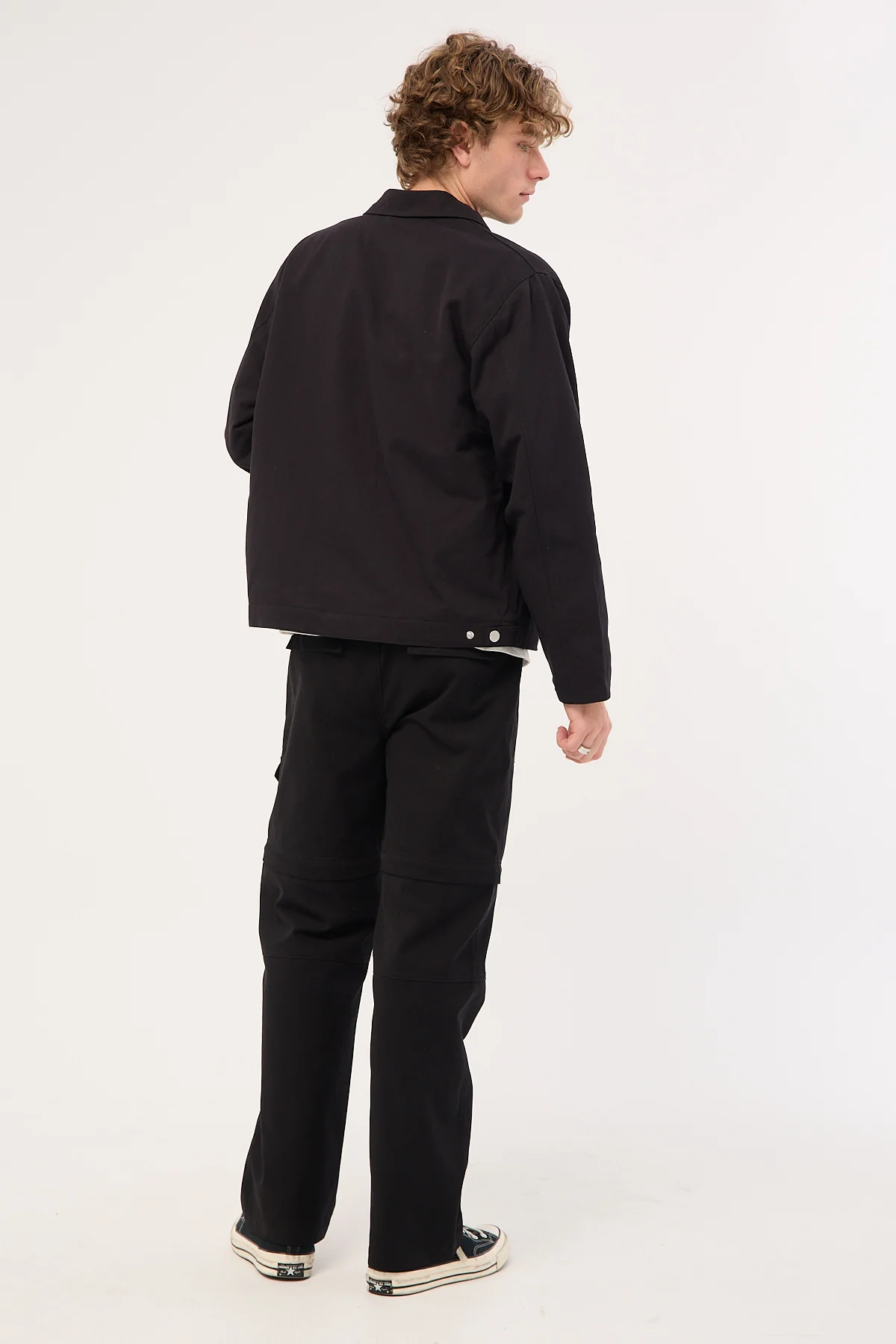 Common Need Harbor Cargo Zip Off Pant Black - Image 7