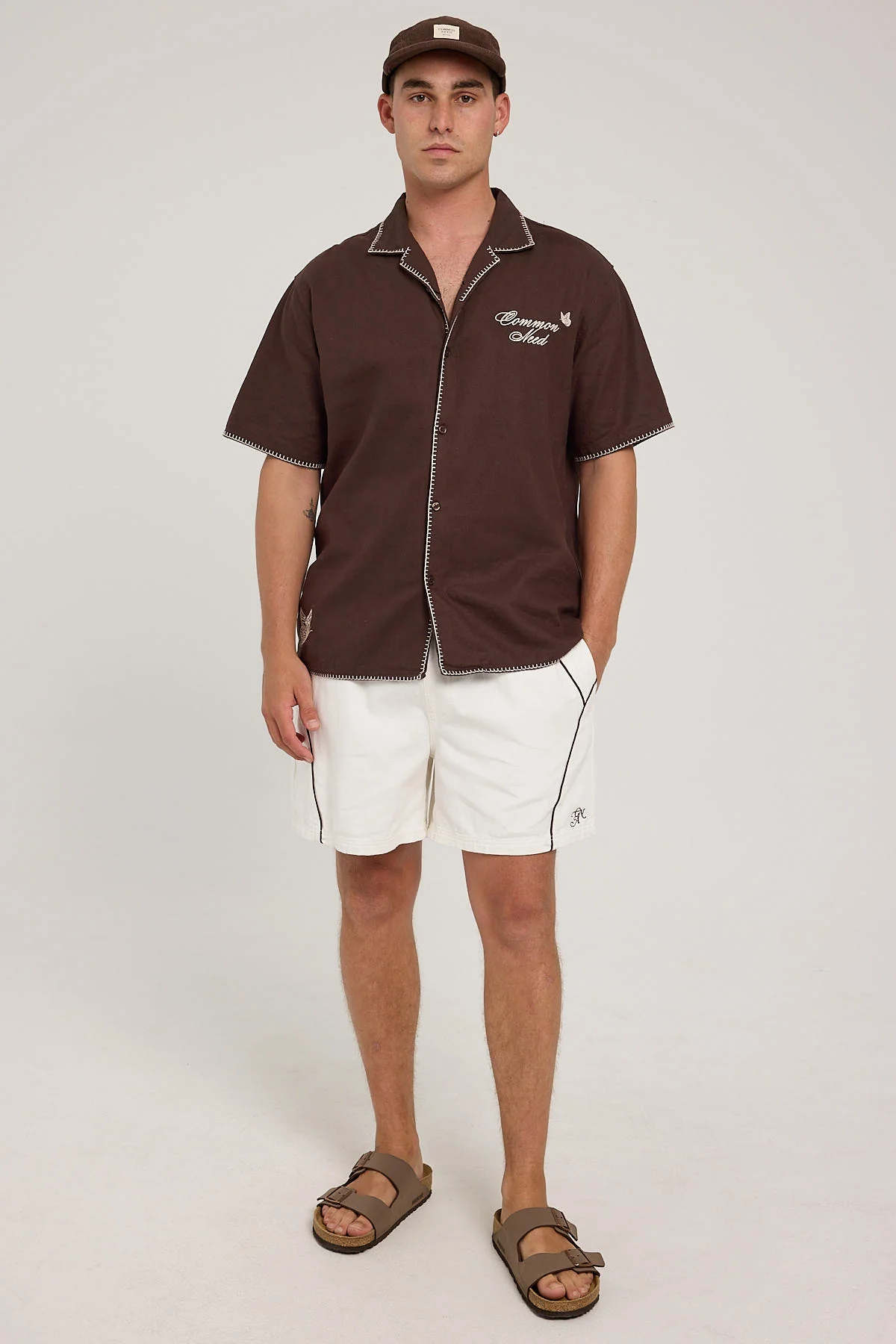 Common Need Heirloom Relaxed Short Ecru