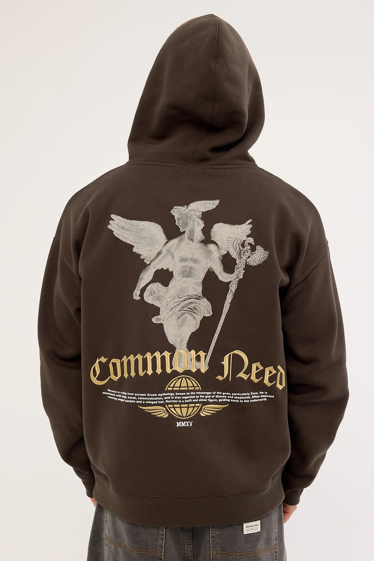 Common Need Hermes Boxy Hoodie Dark Fudge - Image 6