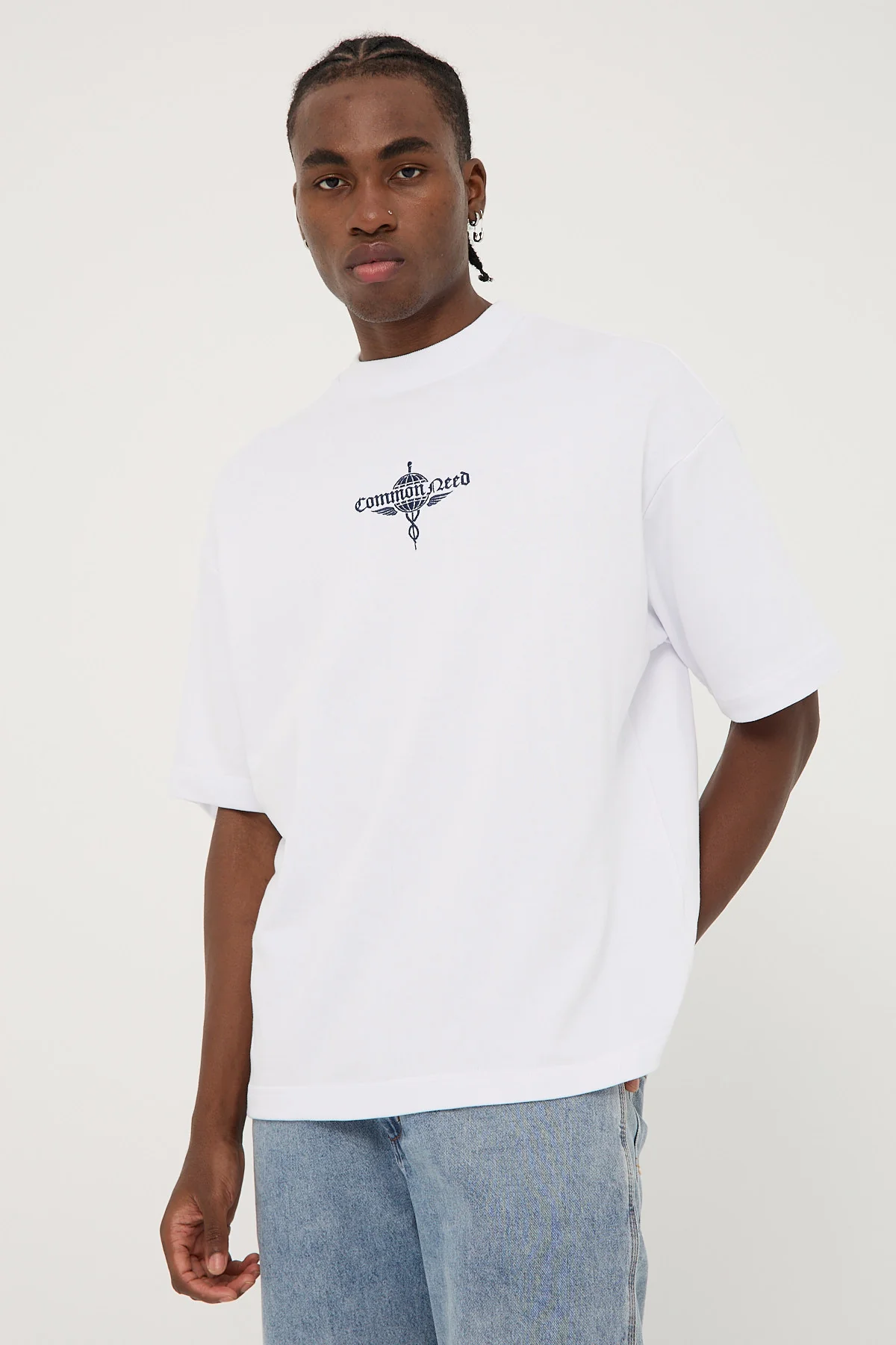 Common Need Hermes Loopback Easy Tee White - Image 2