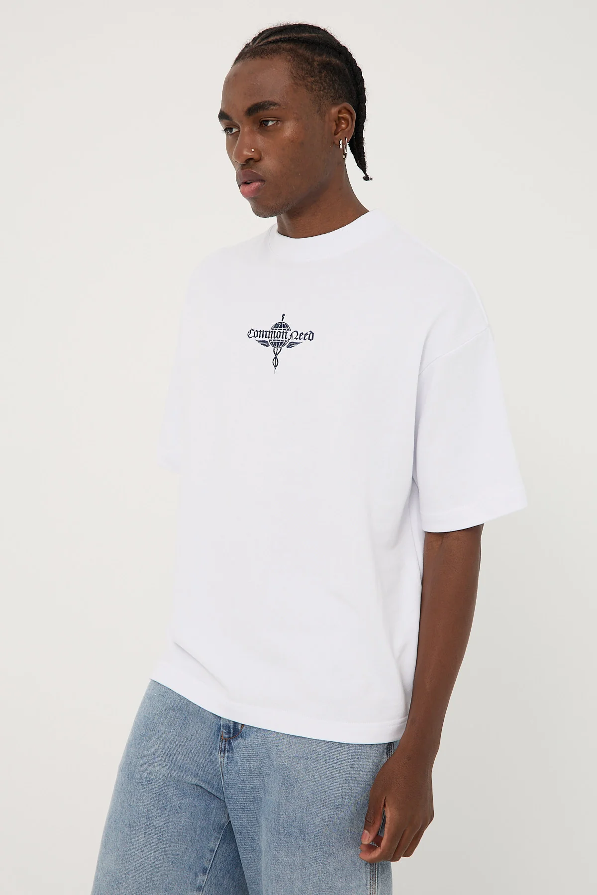 Common Need Hermes Loopback Easy Tee White - Image 4