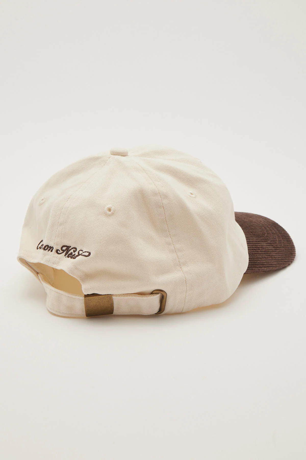 Common Need Ibiza Two Tone Dad Cap Cream - Image 4