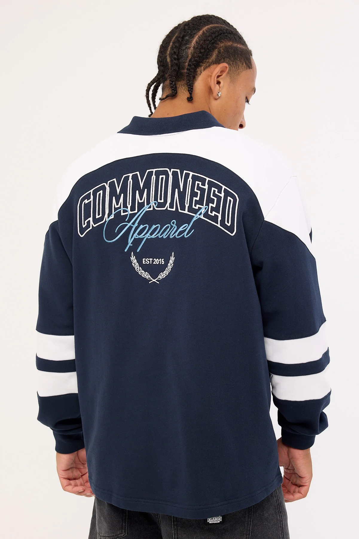 Common Need Imperium Rugby Shirt Navy/White - Image 2