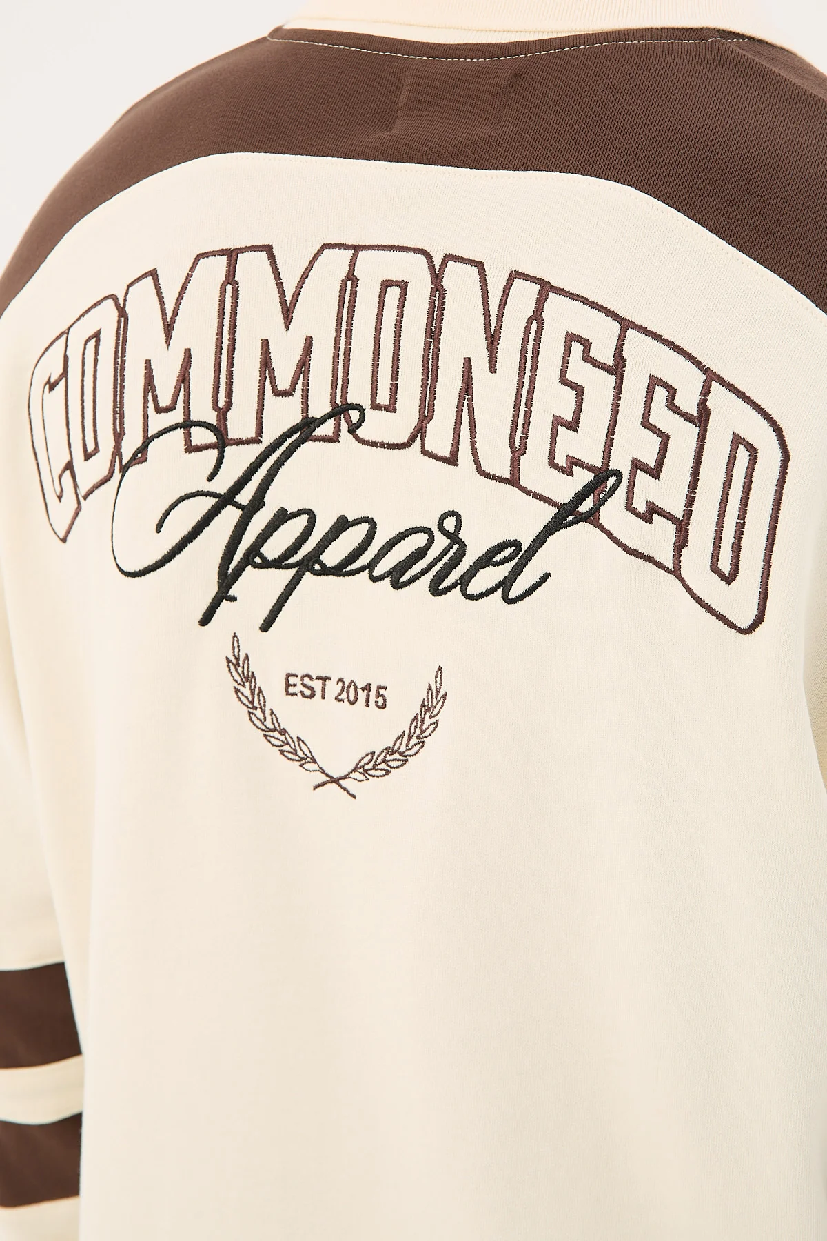Common Need Imperium Rugby Shirt Off White/Brown - Image 7
