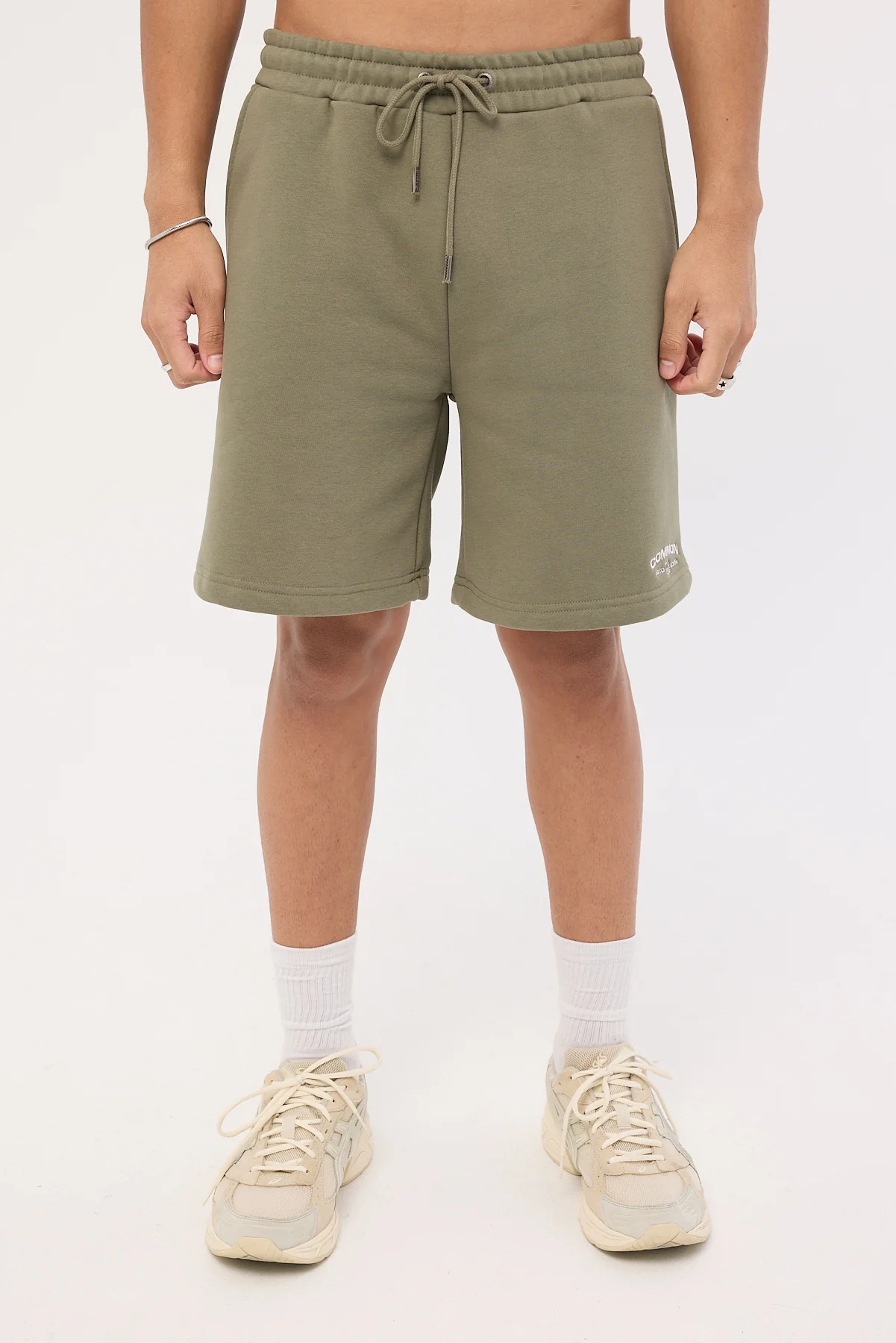 Common Need Intermission Sweat Short Olive Green - Image 8