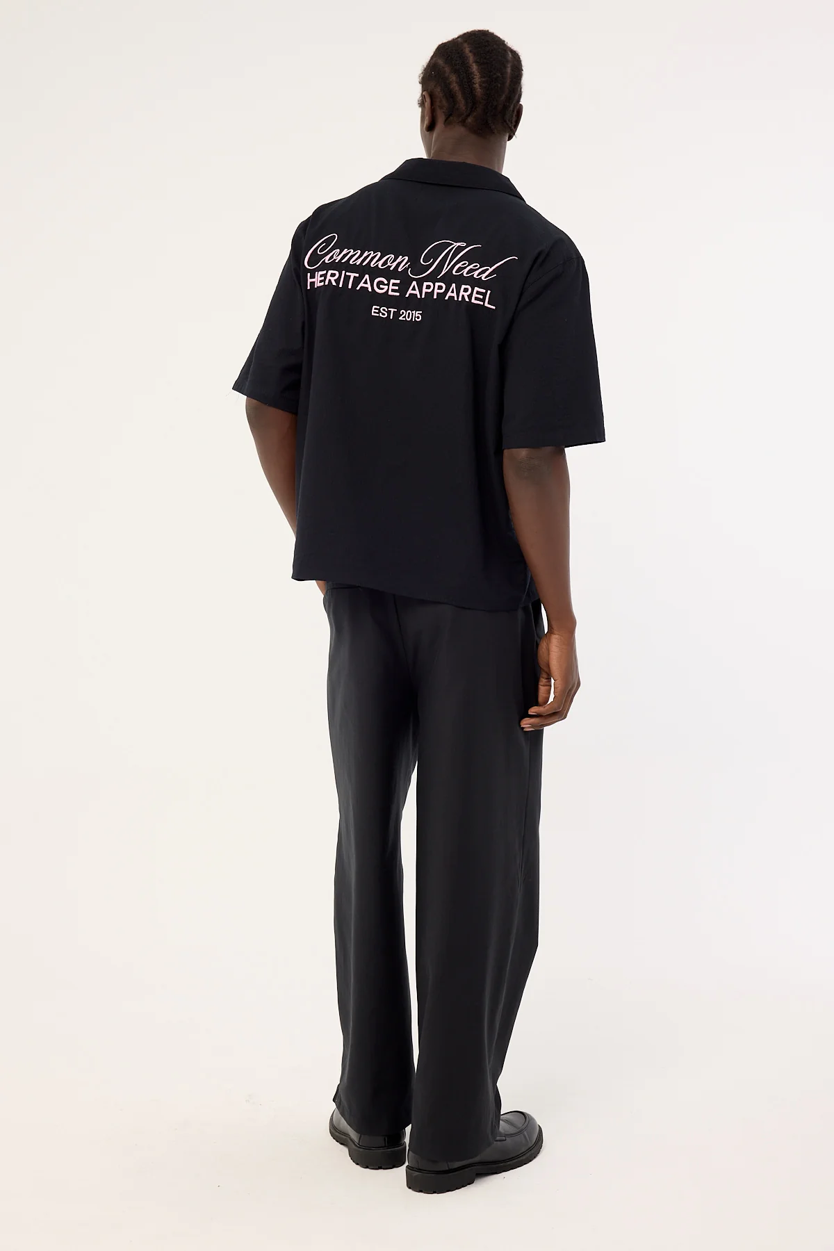 Common Need Jaxon Baggy Tailored Trouser Black - Image 6