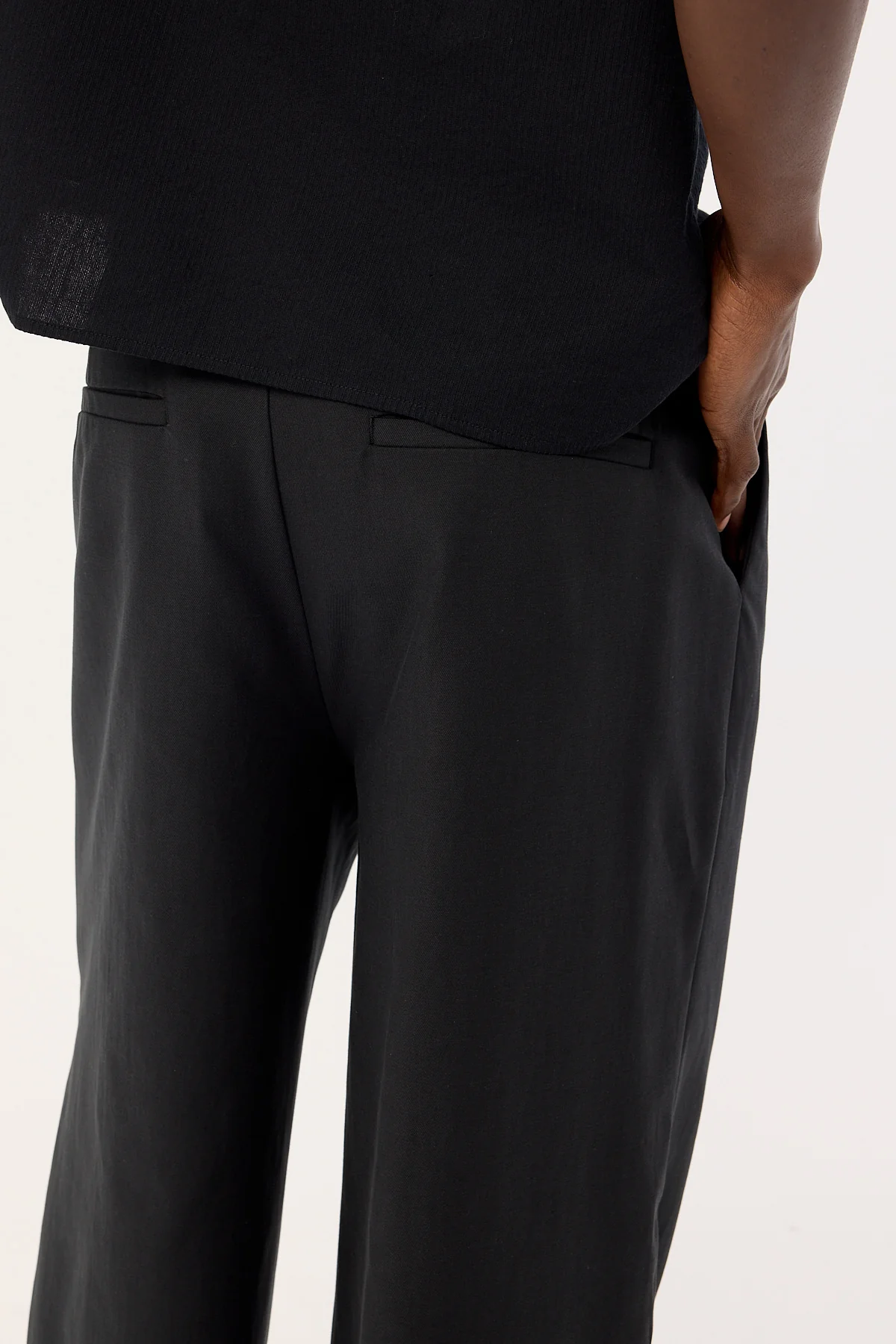 Common Need Jaxon Baggy Tailored Trouser Black - Image 7