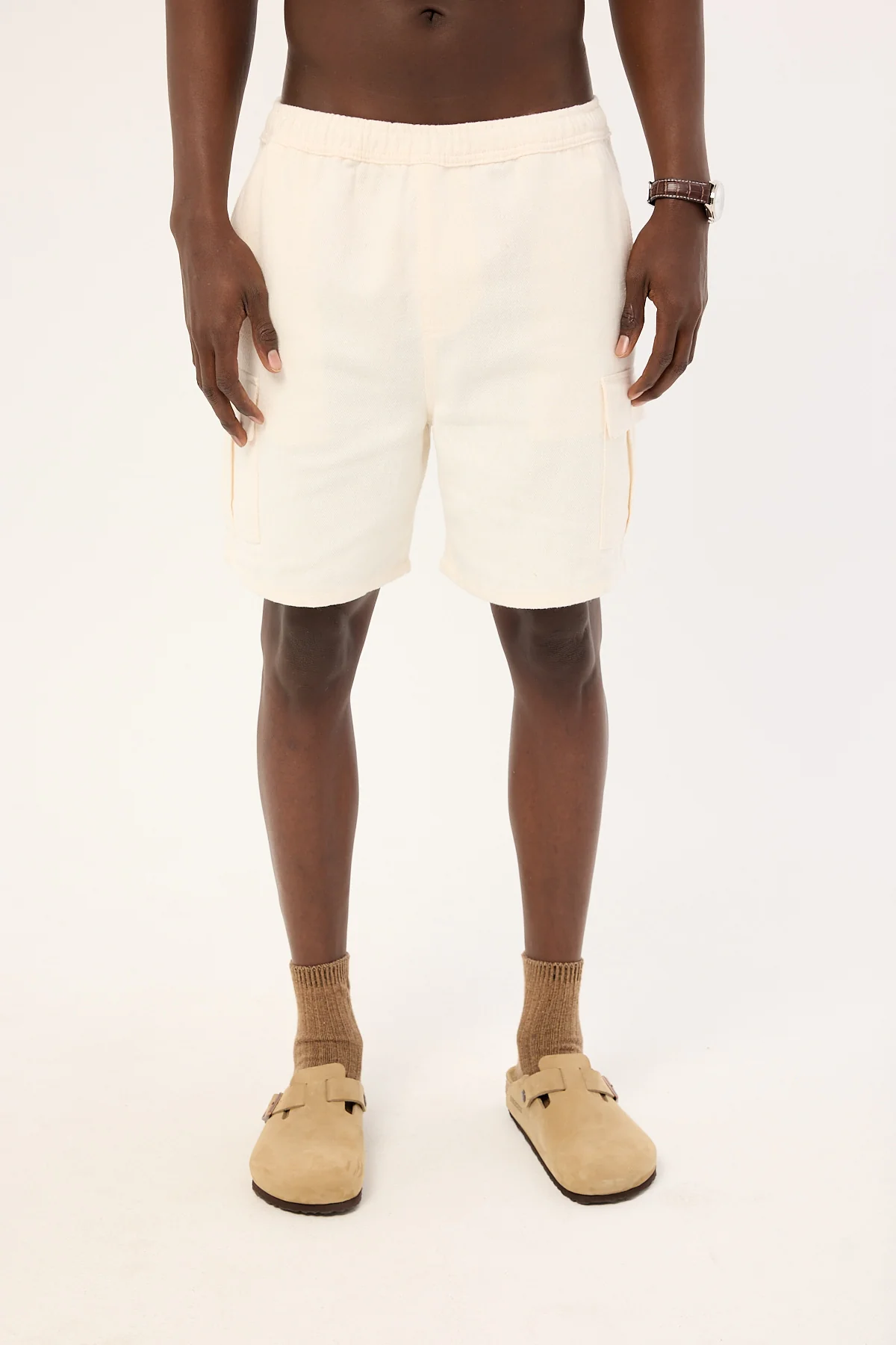 Common Need Jungle Relaxed Cargo Short White - Image 7