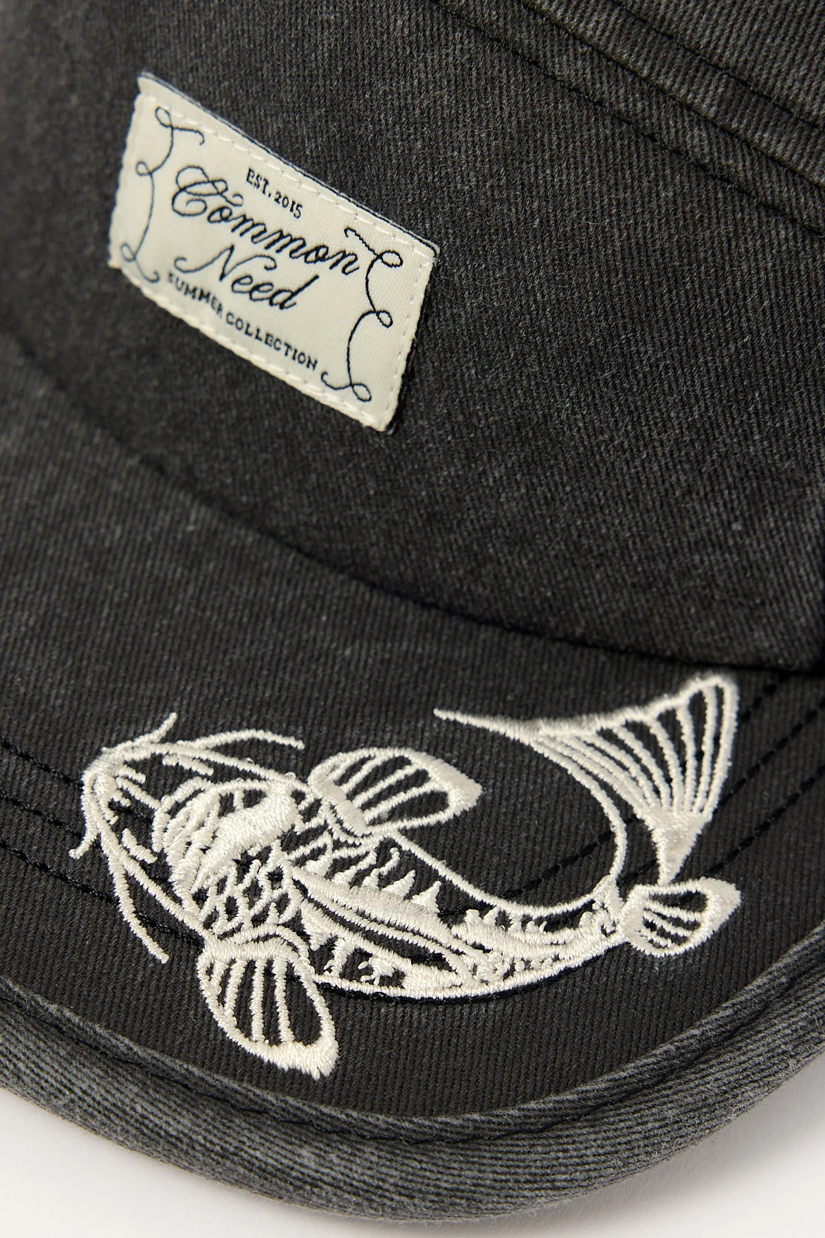 Common Need Koi 5 Panel Cap Washed Black - Image 3