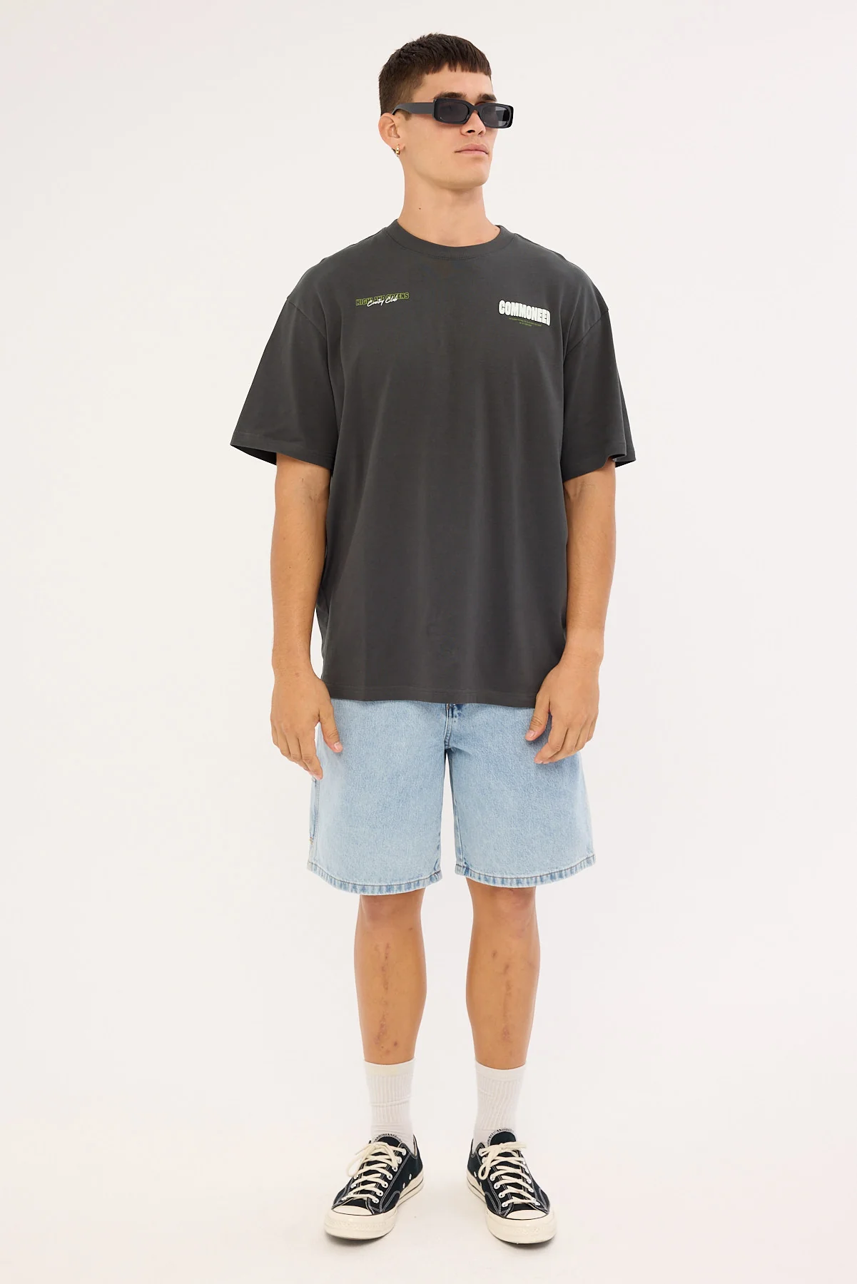 Common Need Lawn Heavyweight Boxy Tee Off Black - Image 2