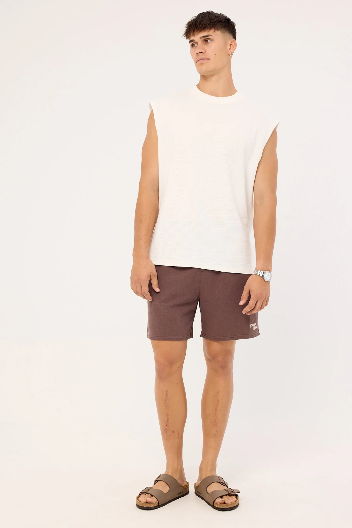 Common Need Lucian Ottoman Muscle Tank Off White - Image 2