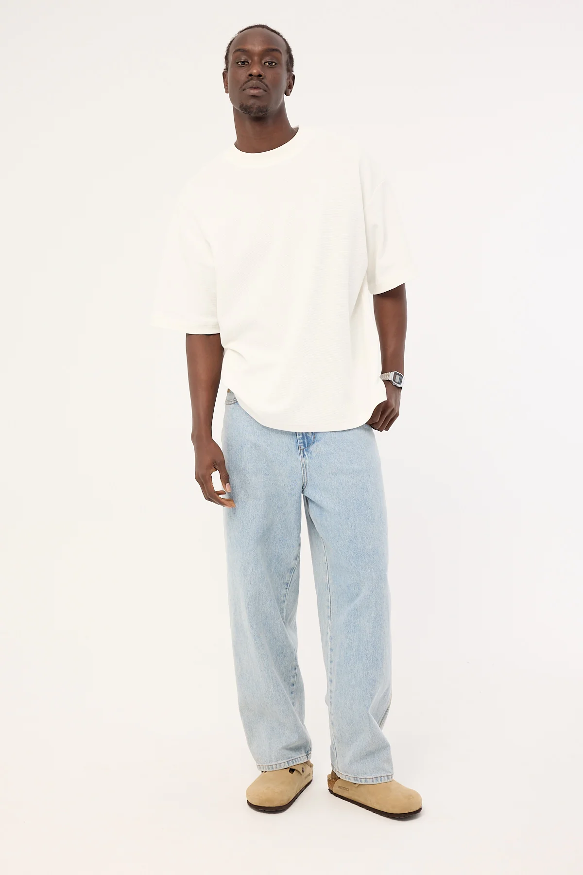 Common Need Luxe Ottoman Easy Tee Off White - Image 2