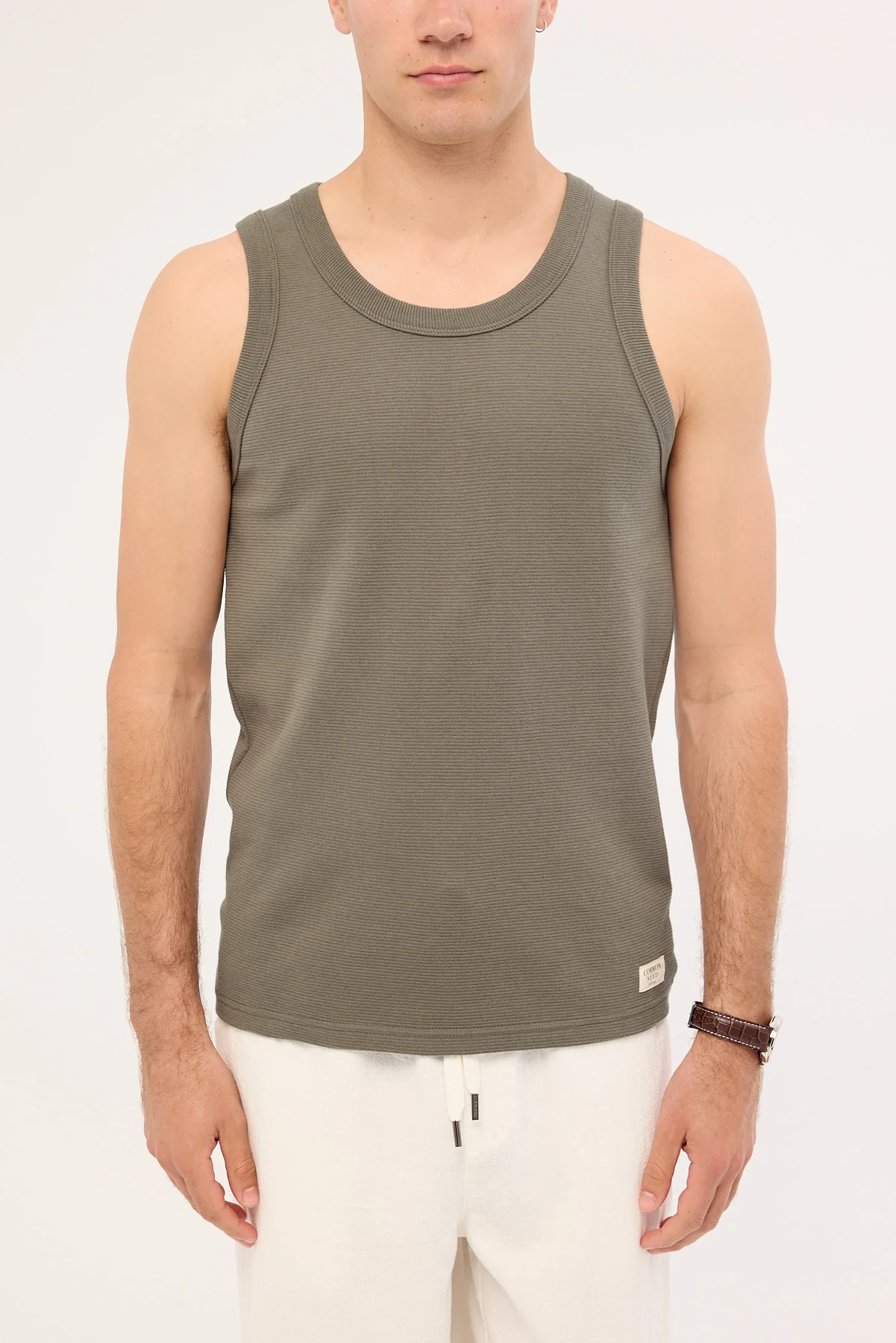 Common Need Luxe Ottoman Singlet Mushroom - Image 6