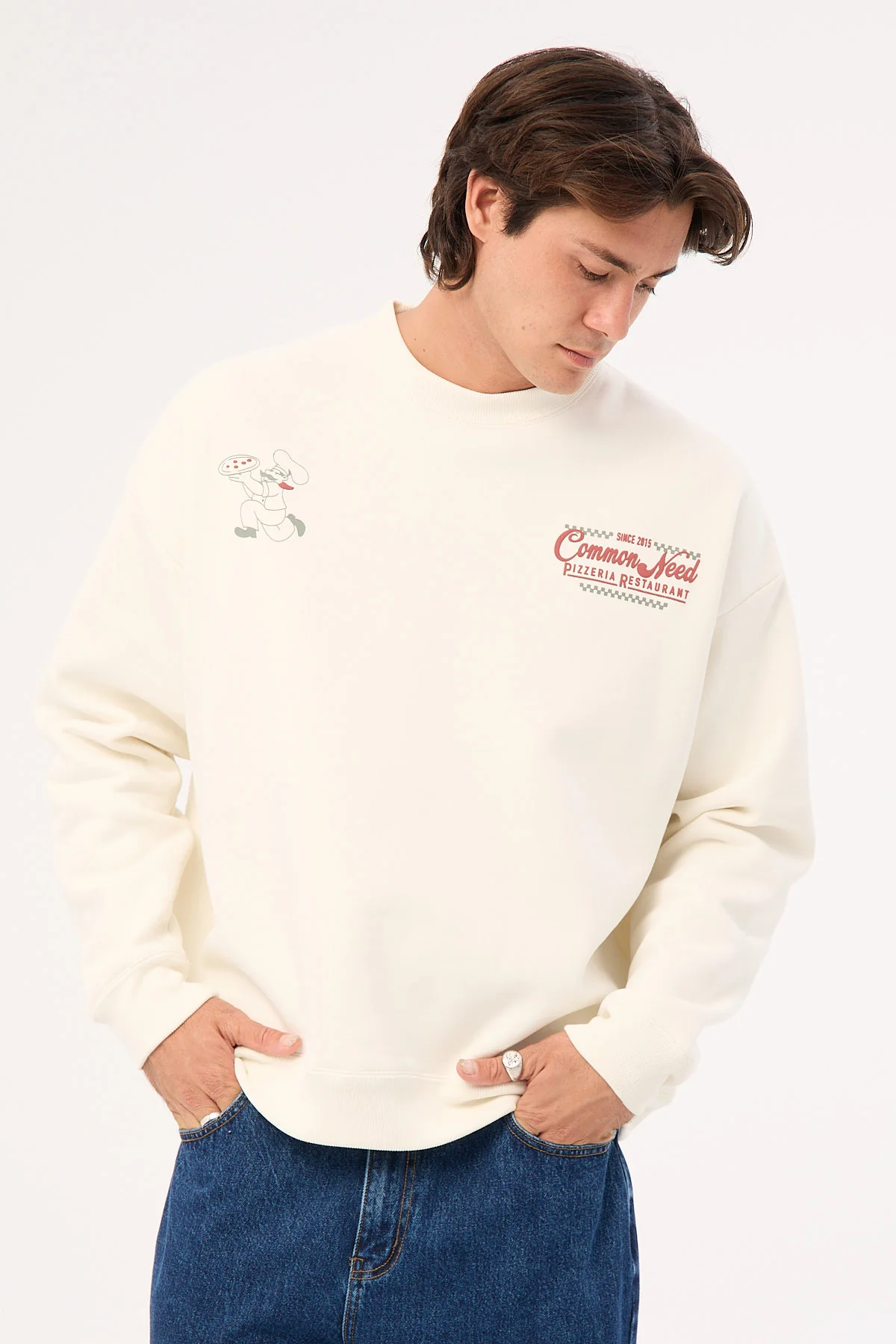 Common Need Marinara Crew Sweater Tofu - Image 2