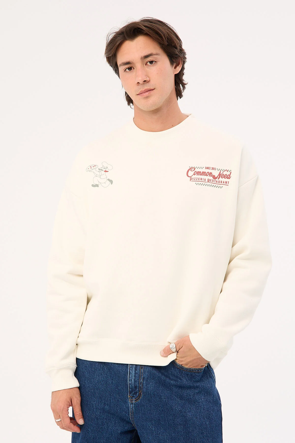 Common Need Marinara Crew Sweater Tofu - Image 4