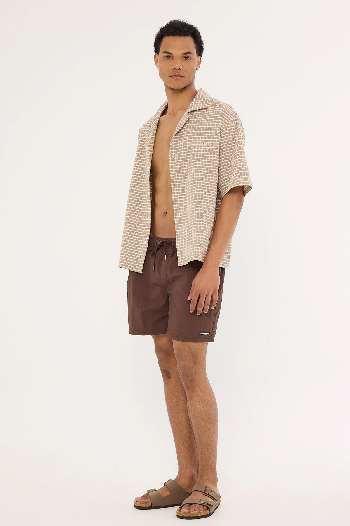 Common Need Marine Swim Short Choc Brown - Image 5