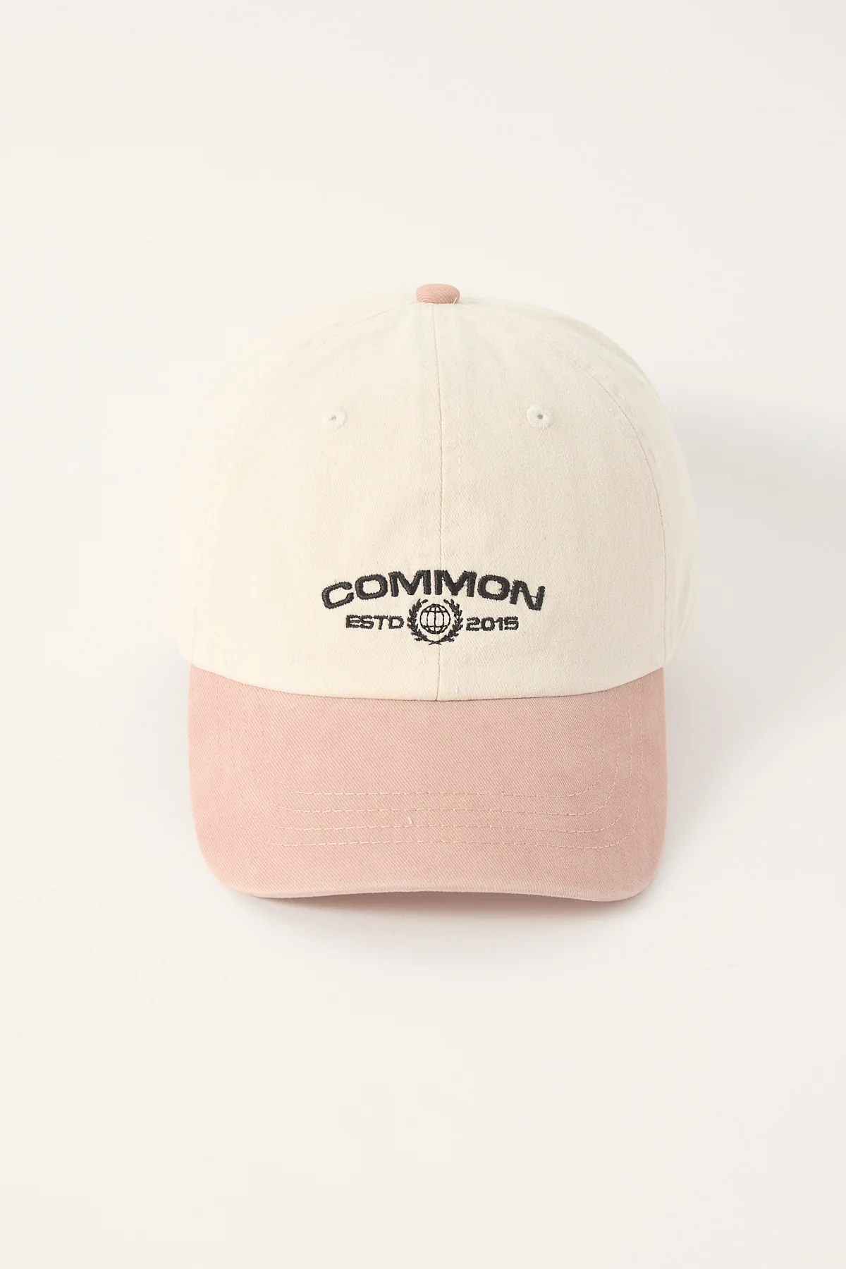 Common Need Match Dad Cap Off White/Pink