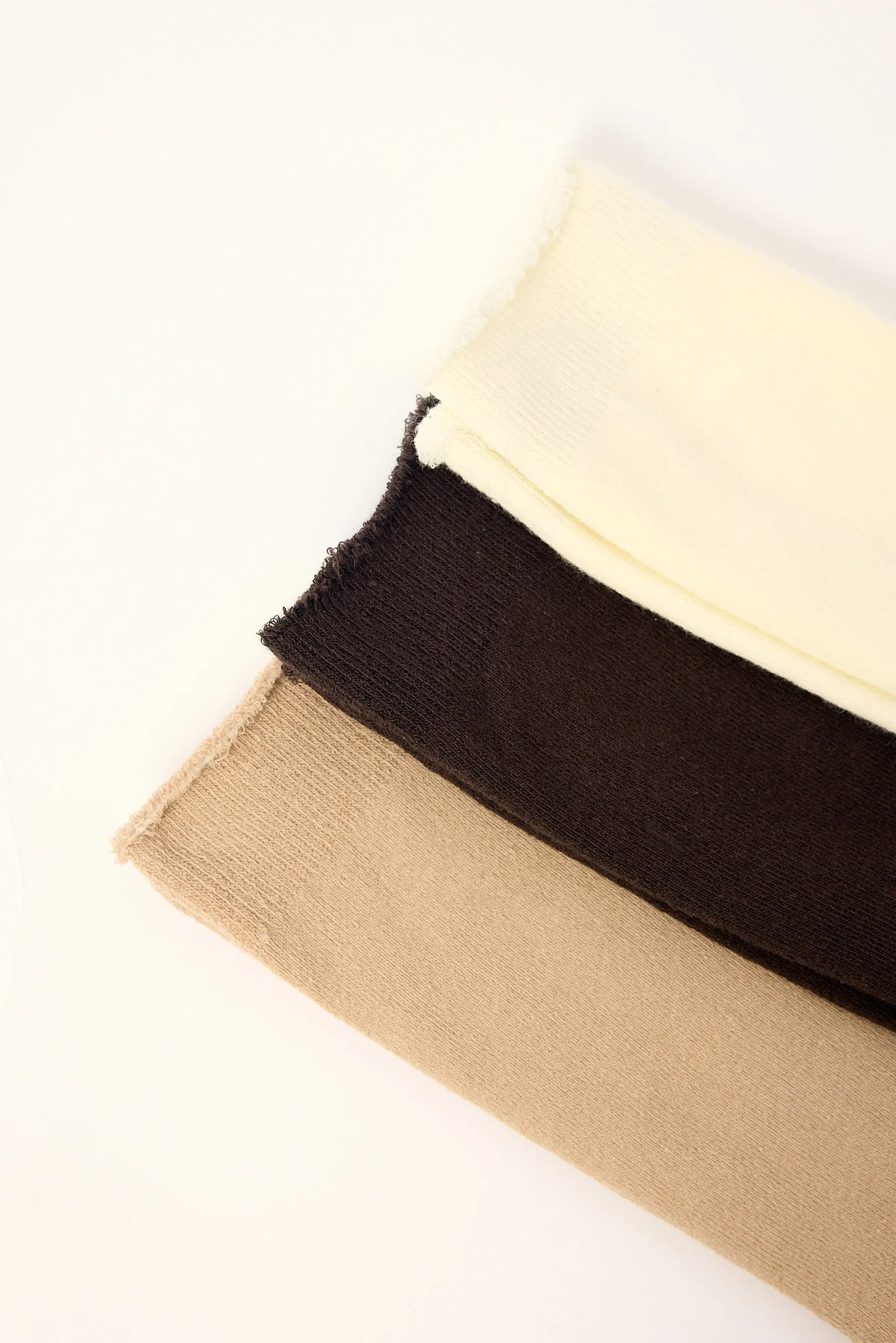 Common Need Muted Sock 3 Pack Brown/Tan/Cream - Image 2