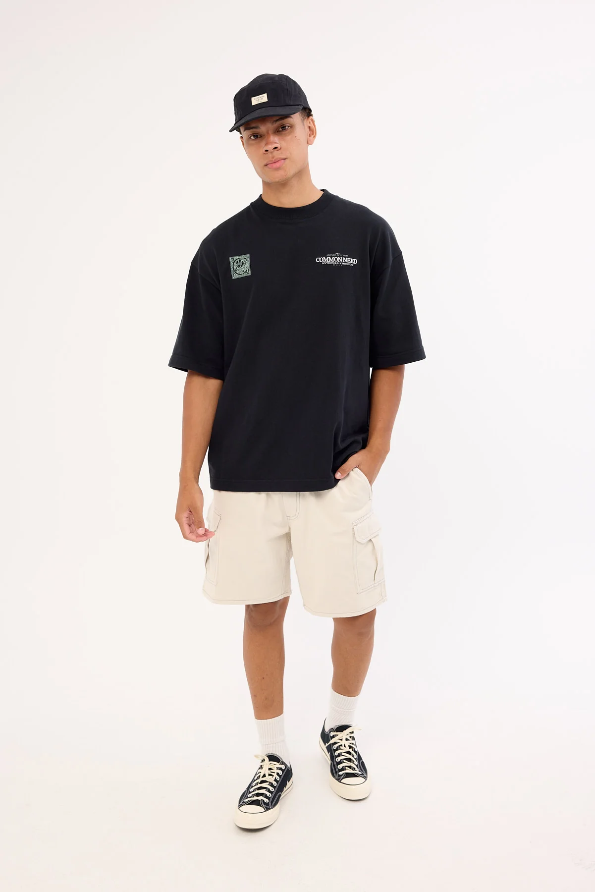 Common Need Mythos Heavyweight Easy Tee Black - Image 2
