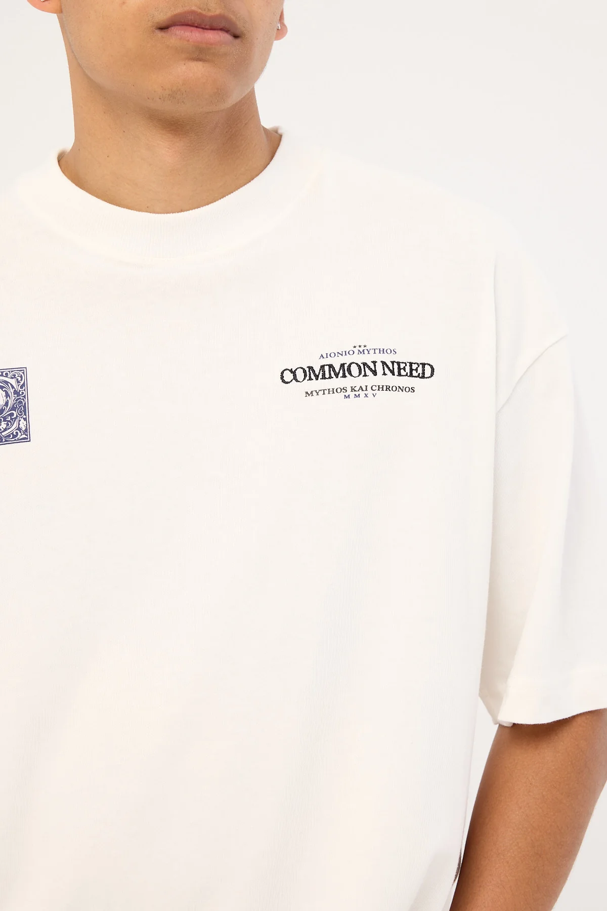 Common Need Mythos Heavyweight Easy Tee Cloud White - Image 4