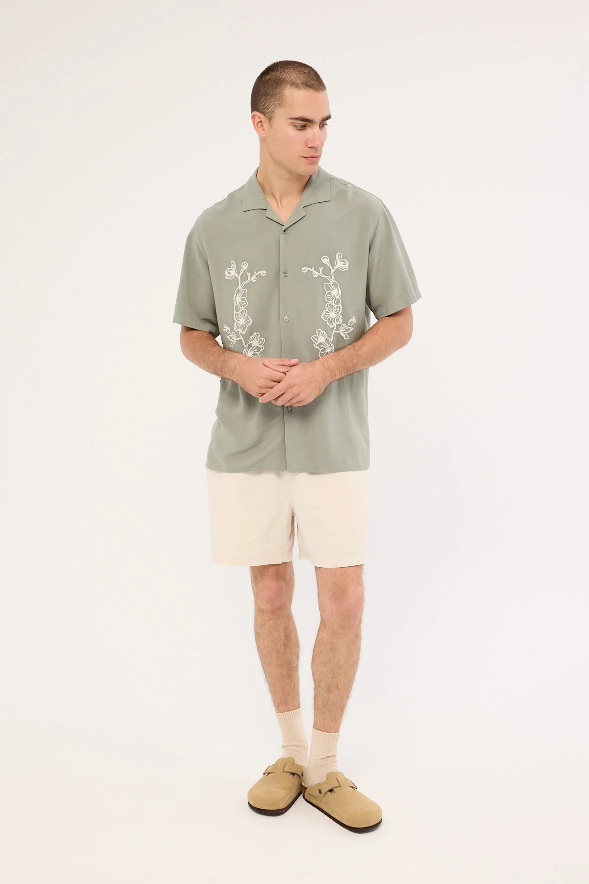 Common Need Nobana Resort Shirt Sage - Image 2
