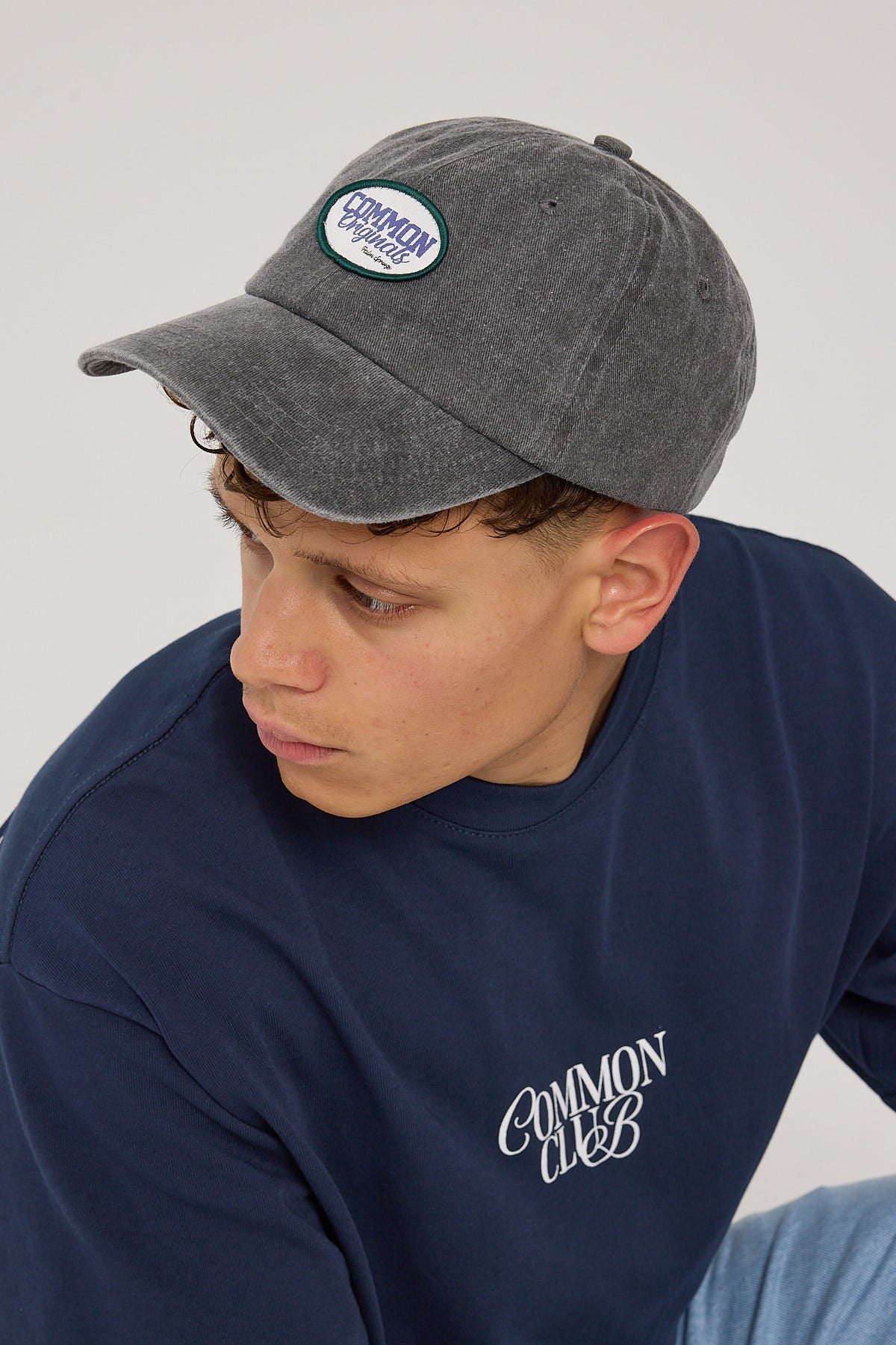 Common Need Original Skate Cap Washed Black - Image 5