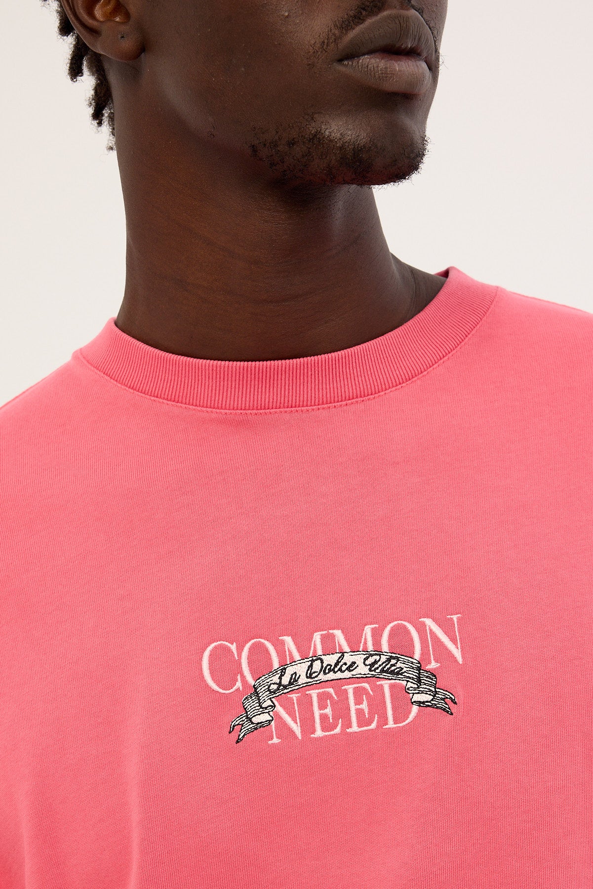Common Need Ornate Heavyweight Easy Tee Washed Rose - Image 6