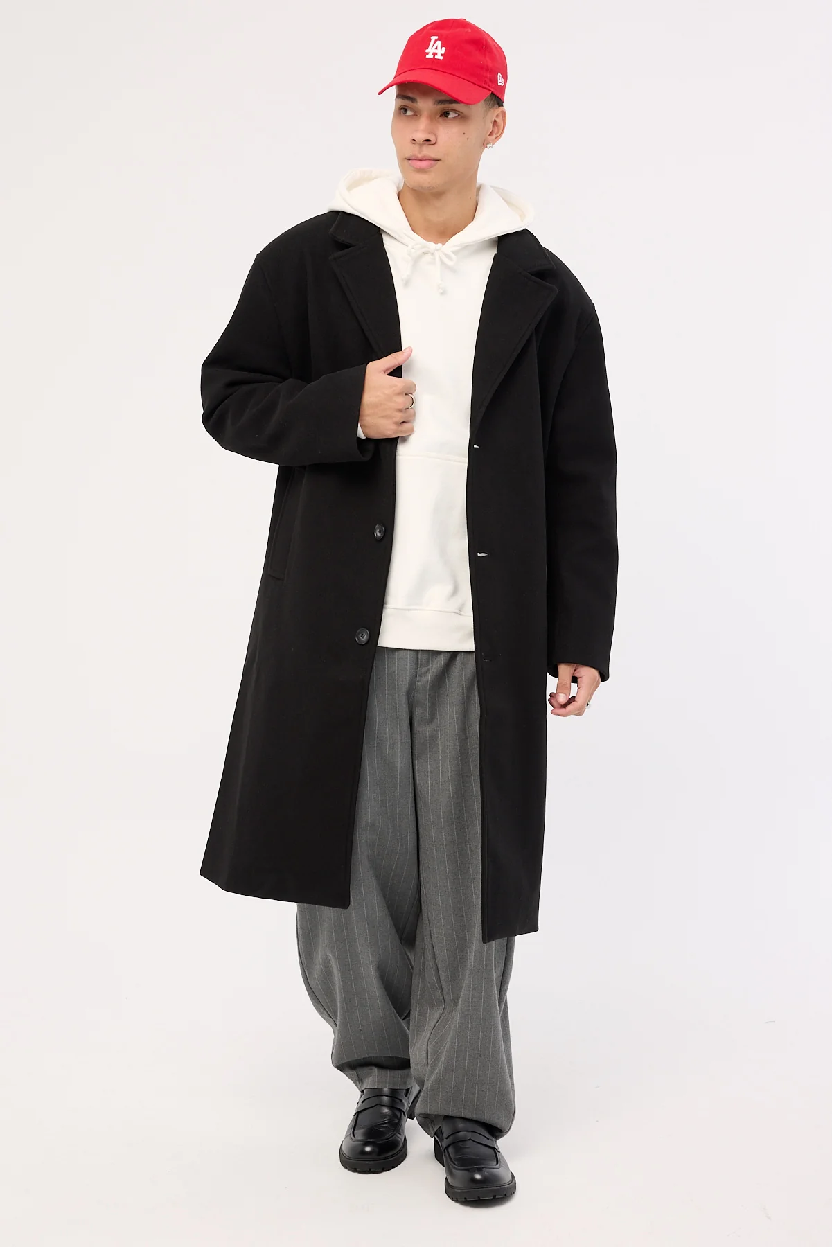 Common Need Oversize Coat Black