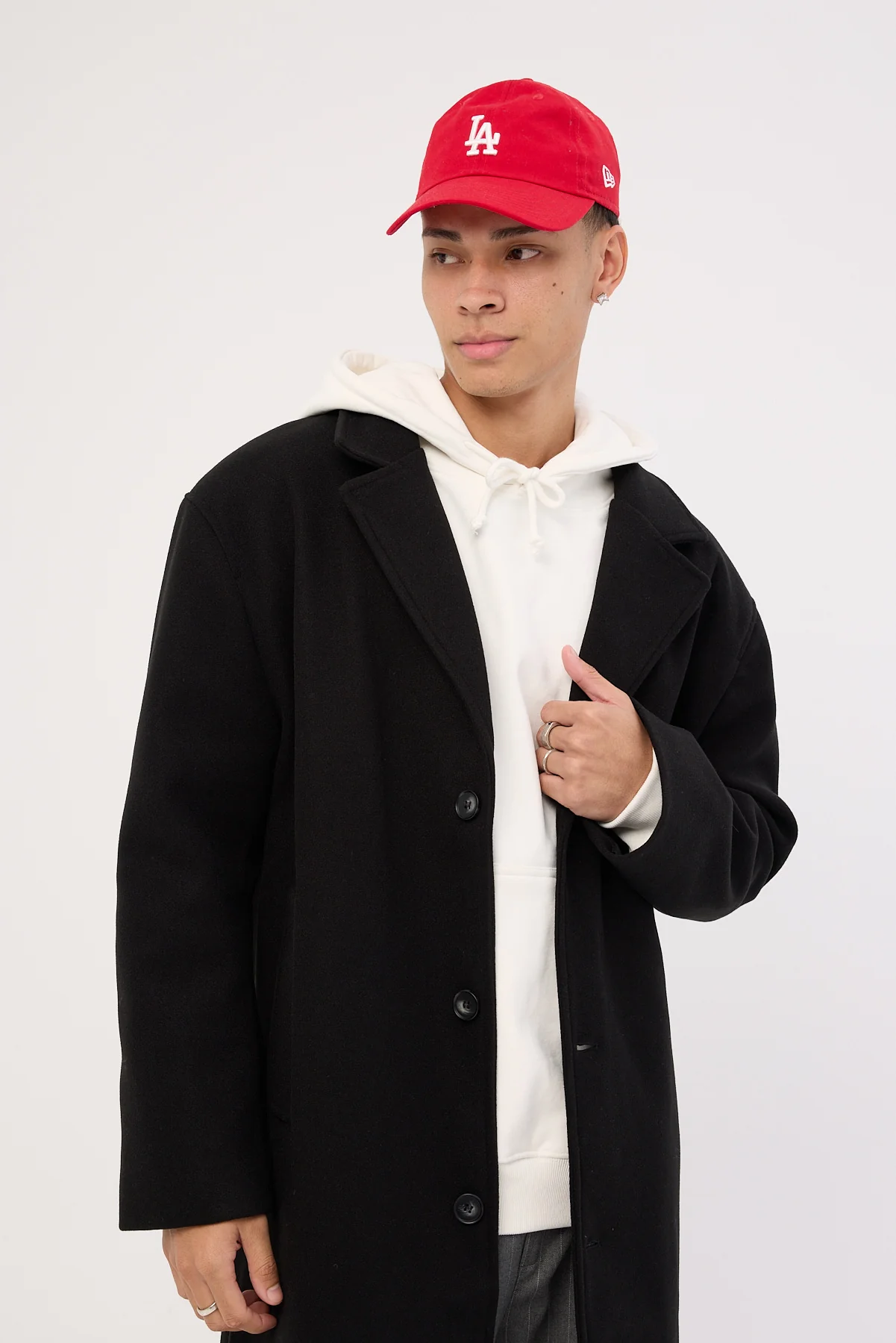 Common Need Oversize Coat Black - Image 2