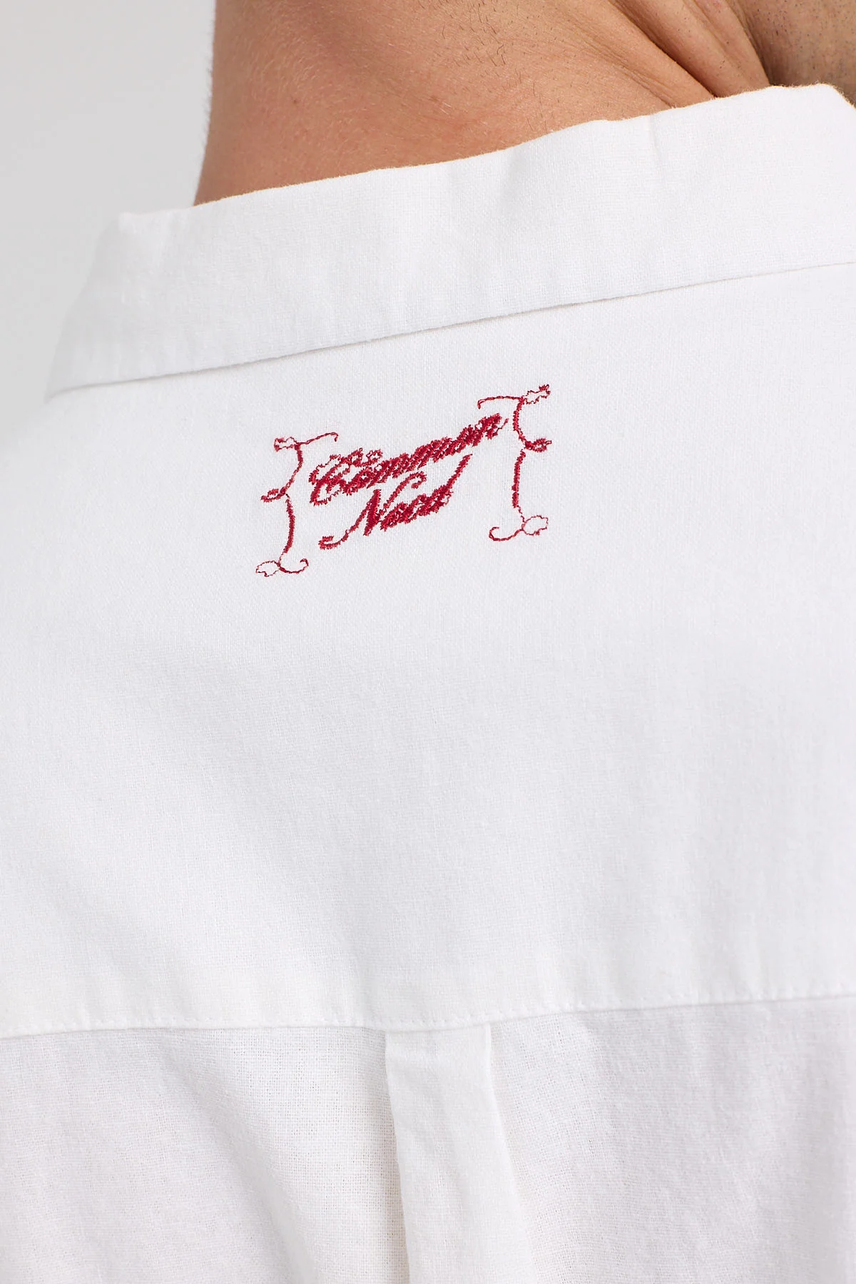 Common Need Postcards Resort Shirt White - Image 6