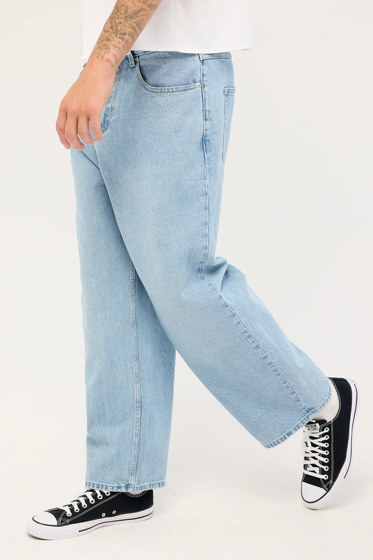 Common Need Refine Baggy Jean TIDE BLUE - Image 3