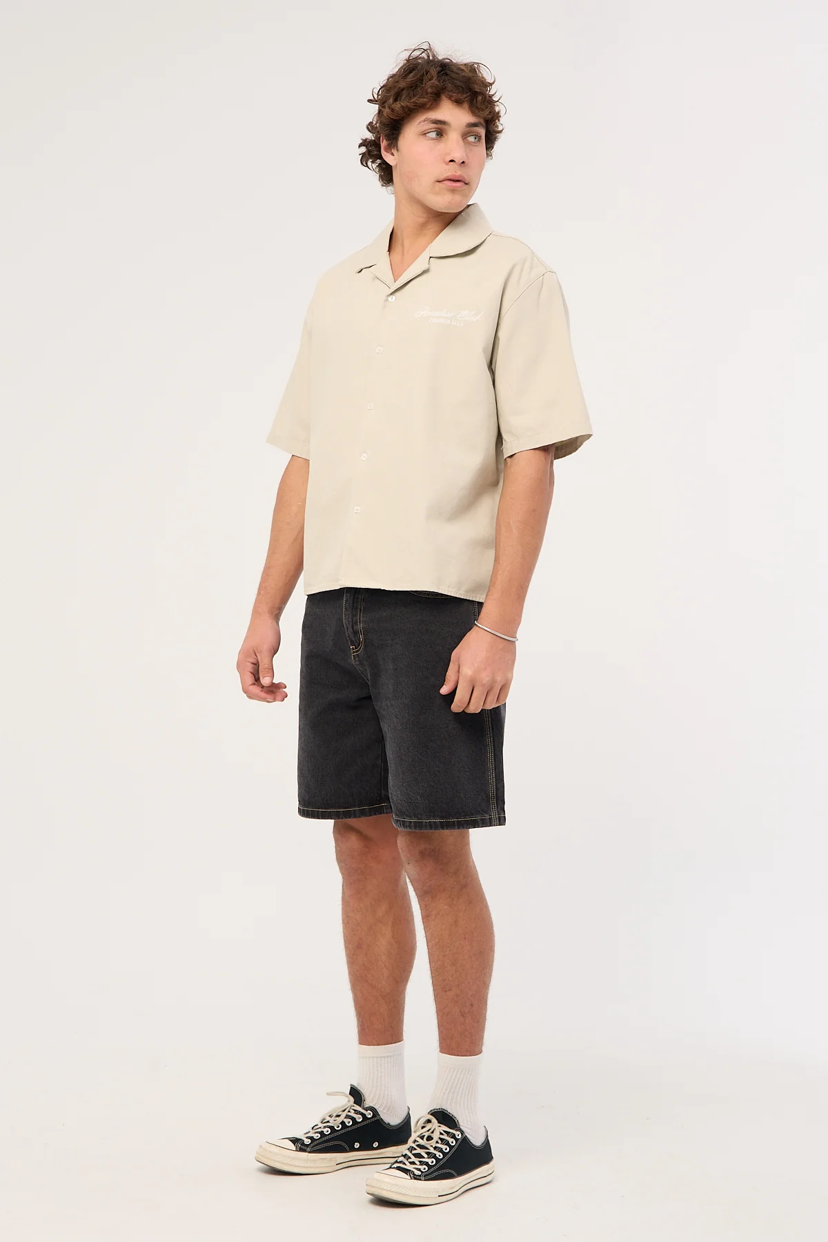 Common Need Refine Denim Jort Storm Black - Image 3