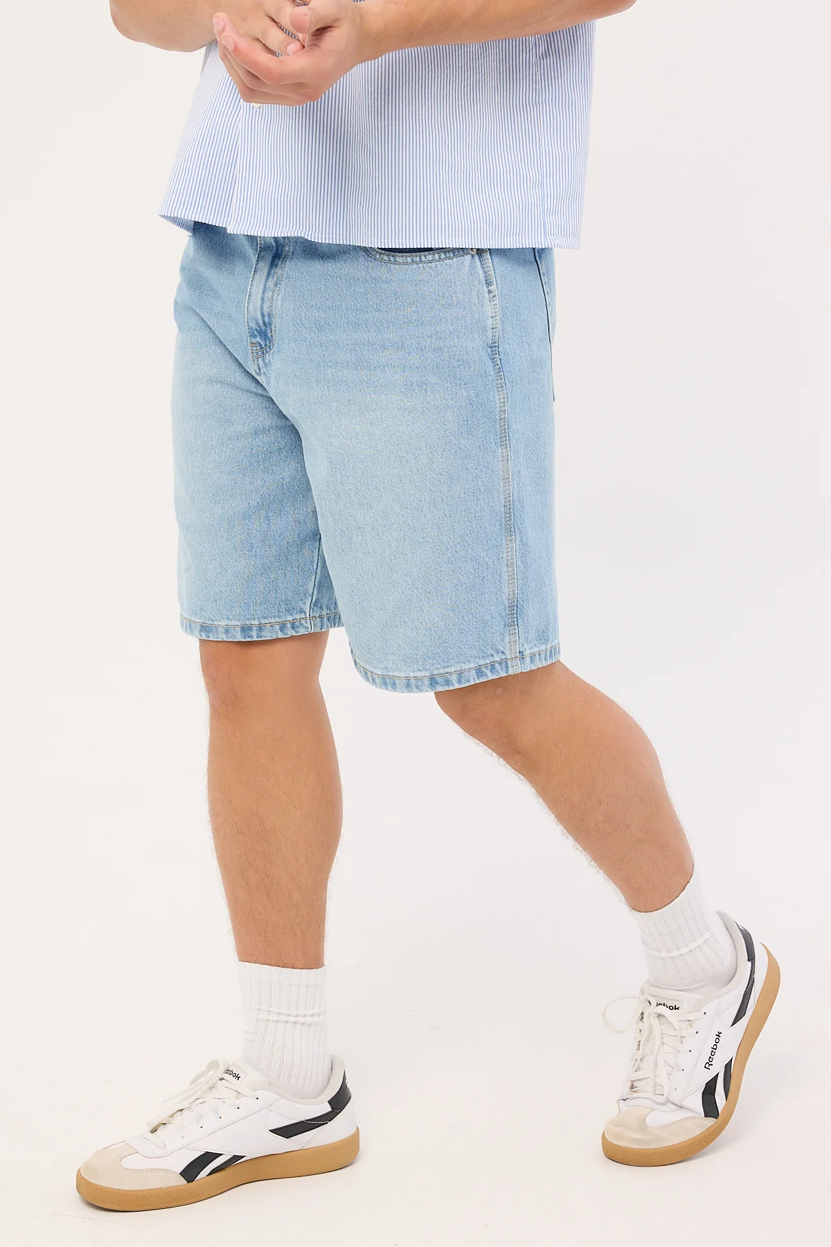Common Need Refine Denim Jort Tide Blue - Image 4