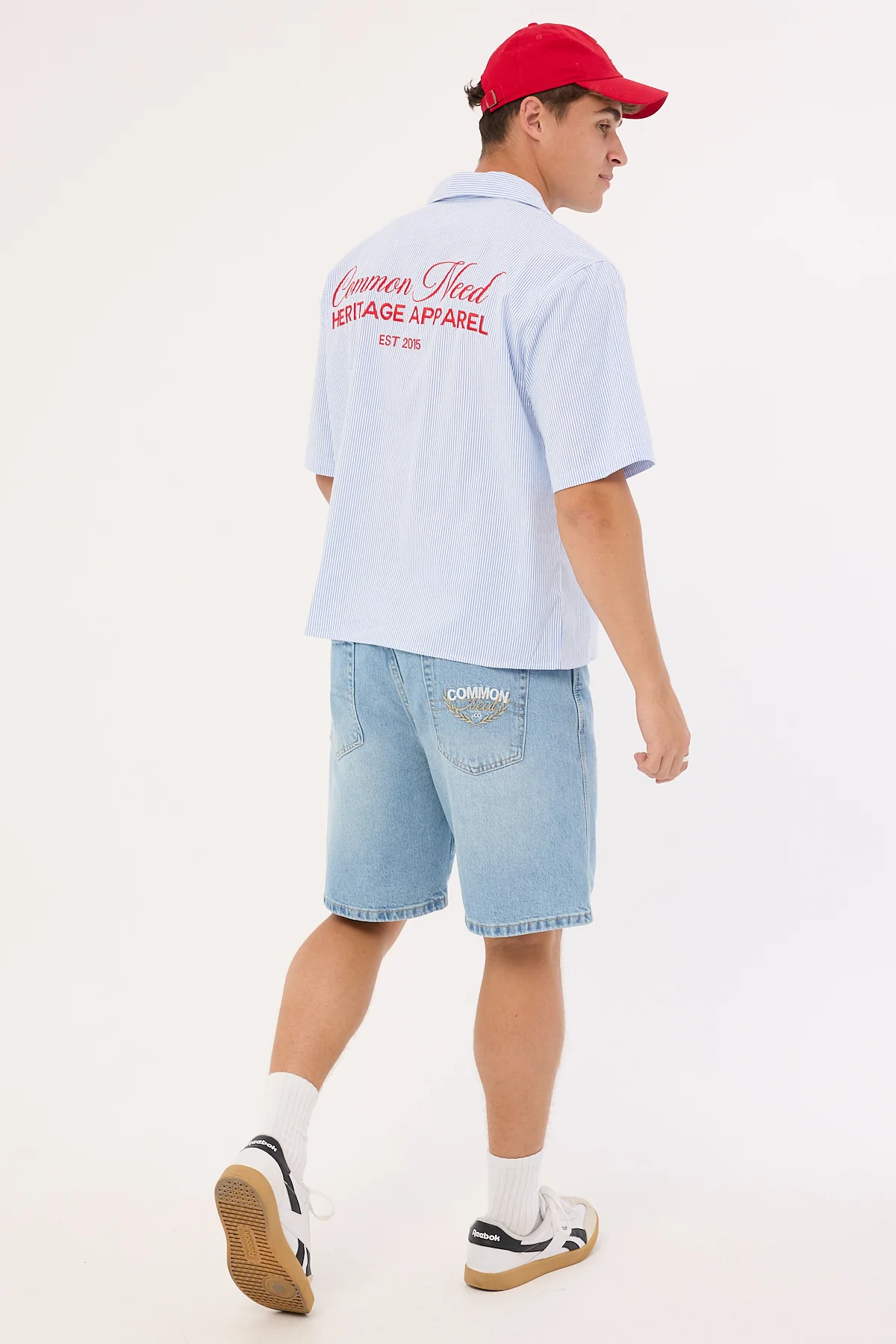 Common Need Refine Denim Jort Tide Blue - Image 5