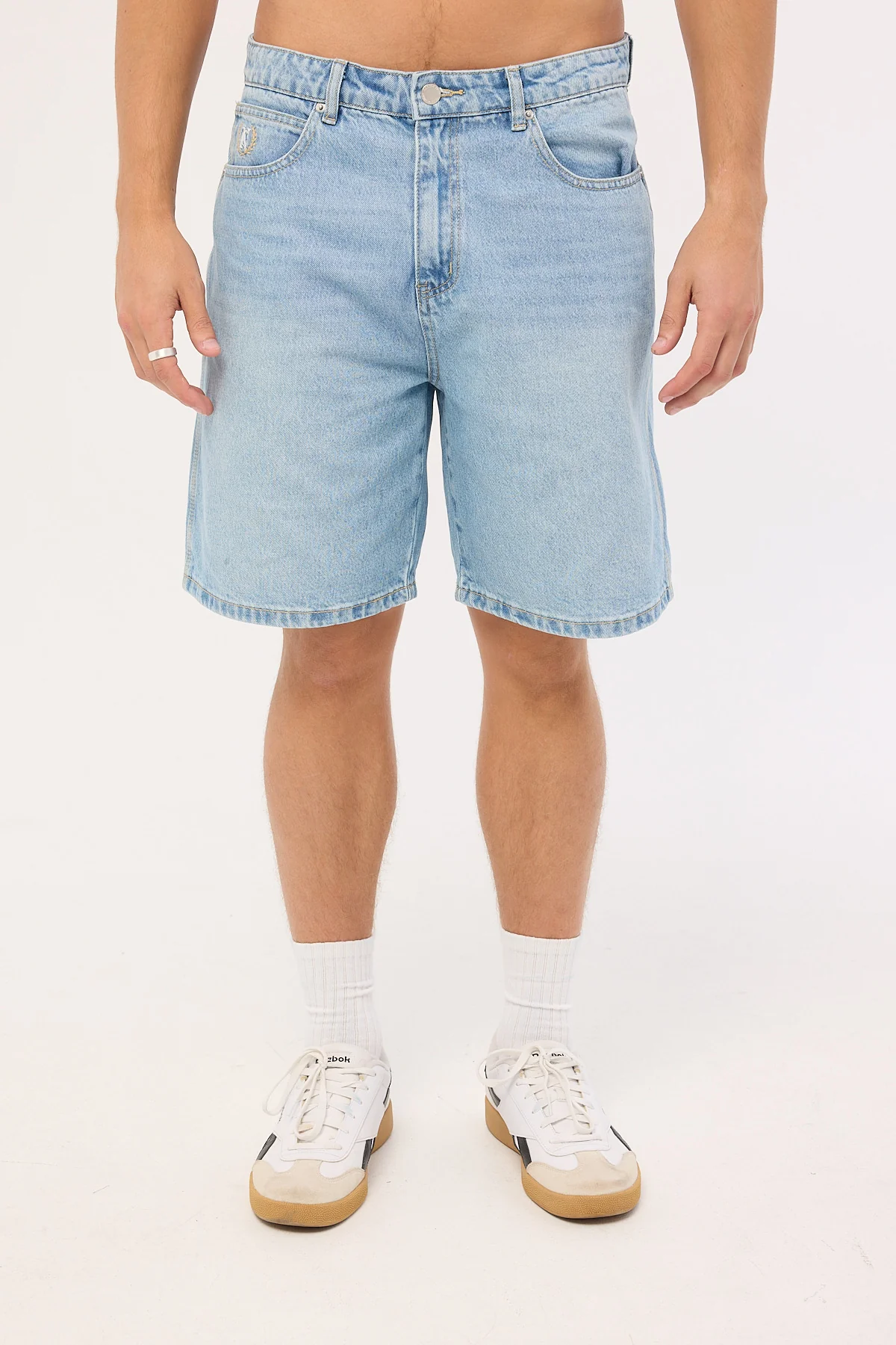 Common Need Refine Denim Jort Tide Blue - Image 7