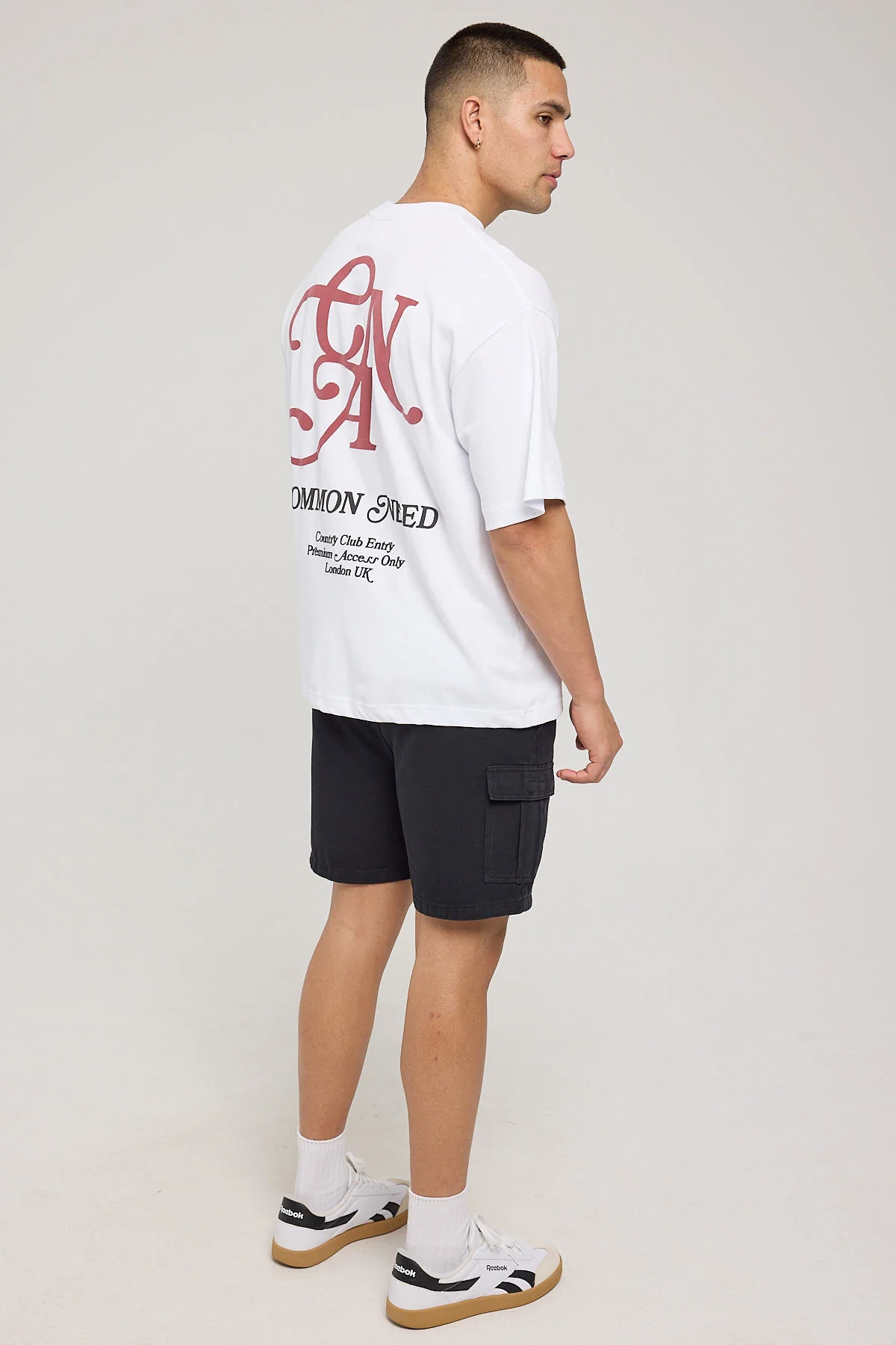 Common Need Relaxed Cargo Short Black - Image 3