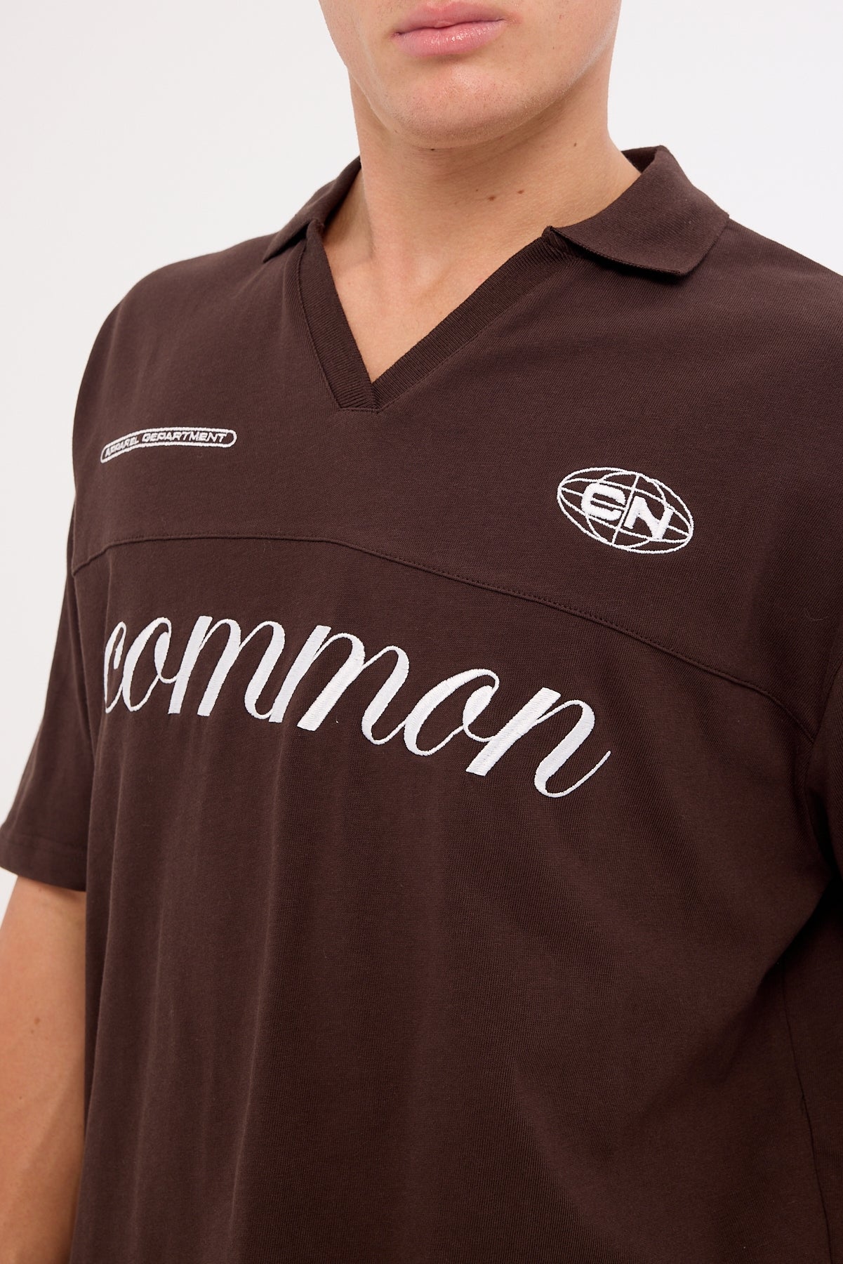 Common Need Rift Polo Coffee Brown - Image 5