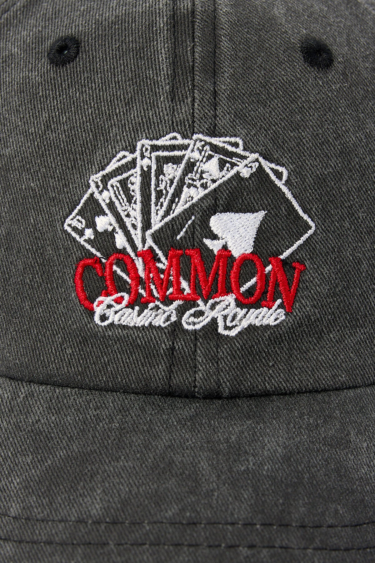 Common Need Royale Dad Cap Washed Black - Image 2